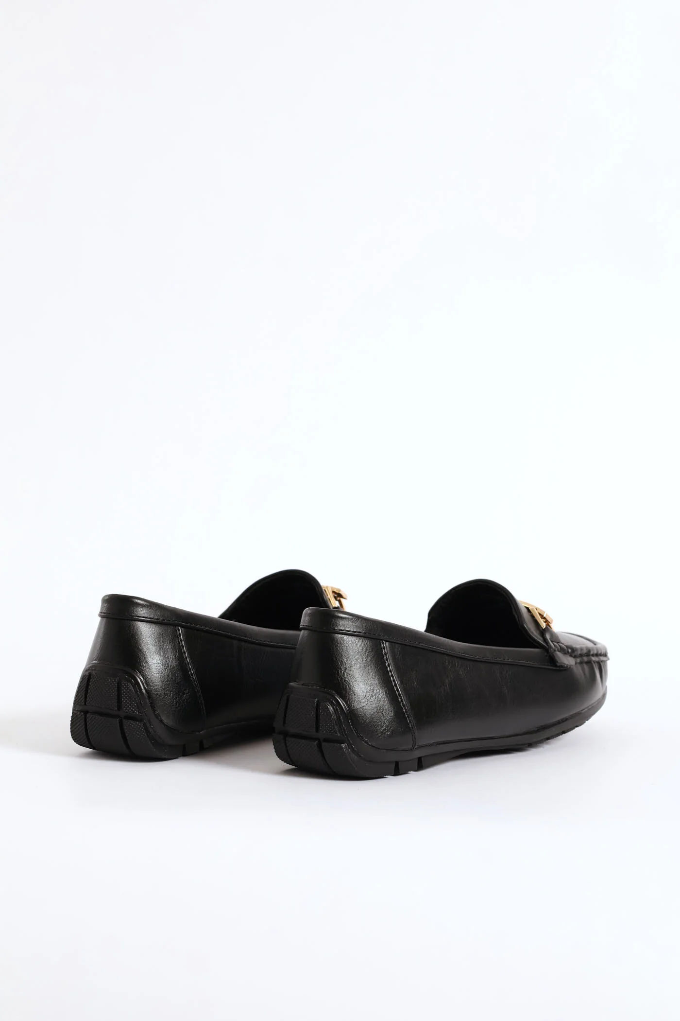 Logo Buckle Fashion Loafer - Black - Image 6