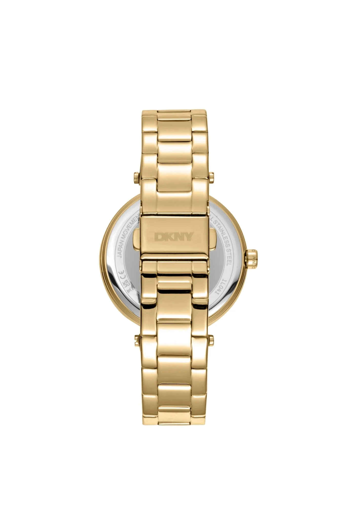 Logo Gold Case & Silver White Dial With Gold Bracelet - Gold - Image 2