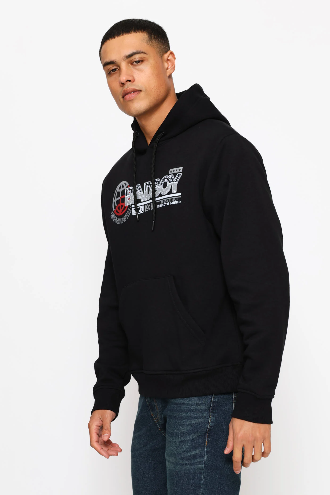 Logo Hoodie - Black - Image 3