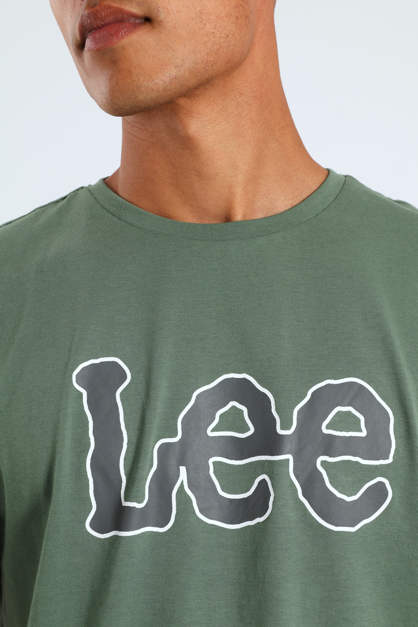 Logo Print Tee - Green - Image 2