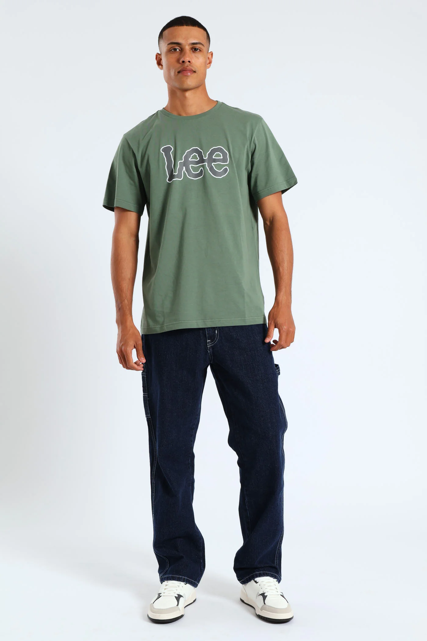 Logo Print Tee - Green - Image 6