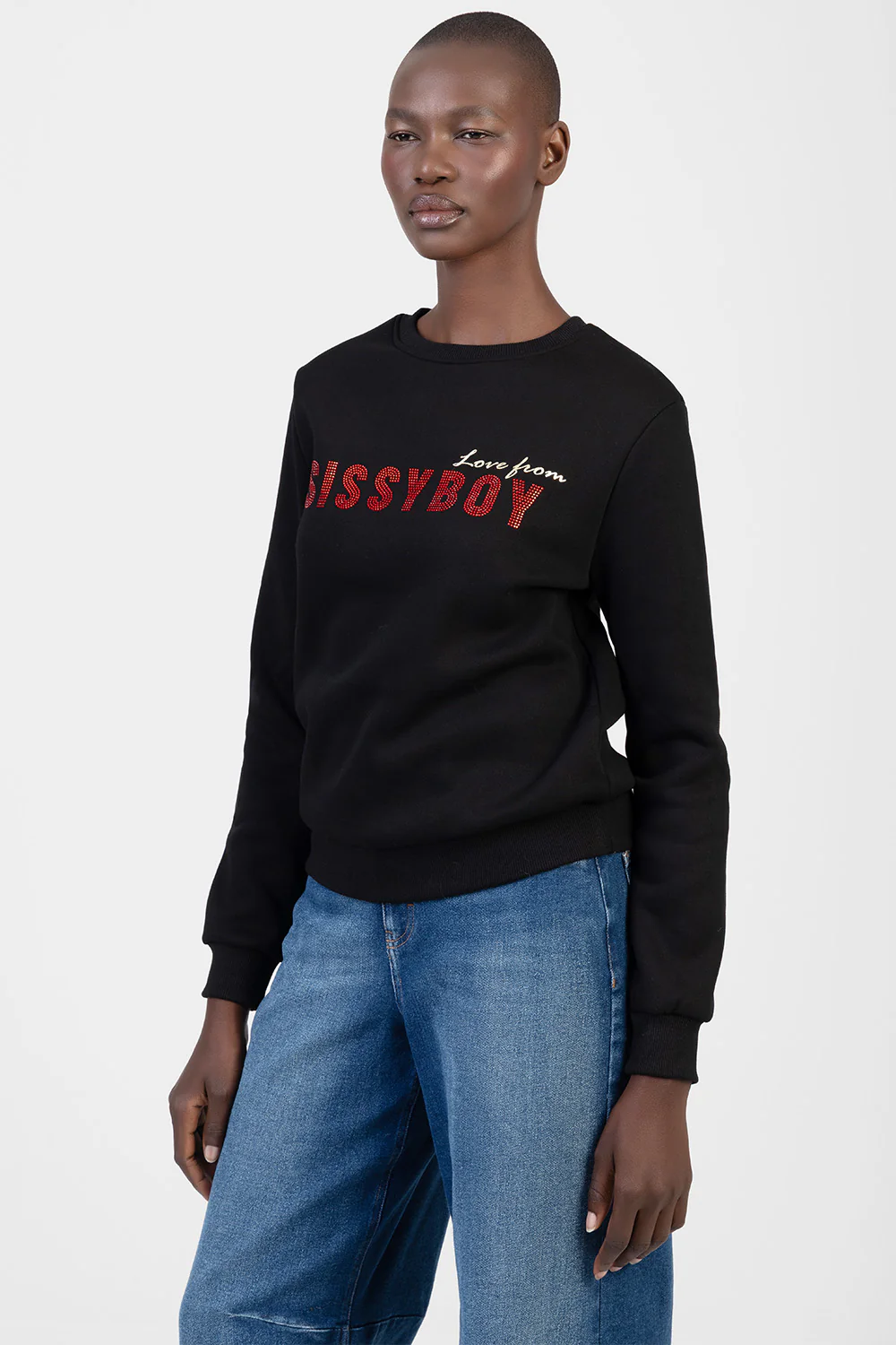 Logo Sweat Top With Bling & Foil Branding - Image 3