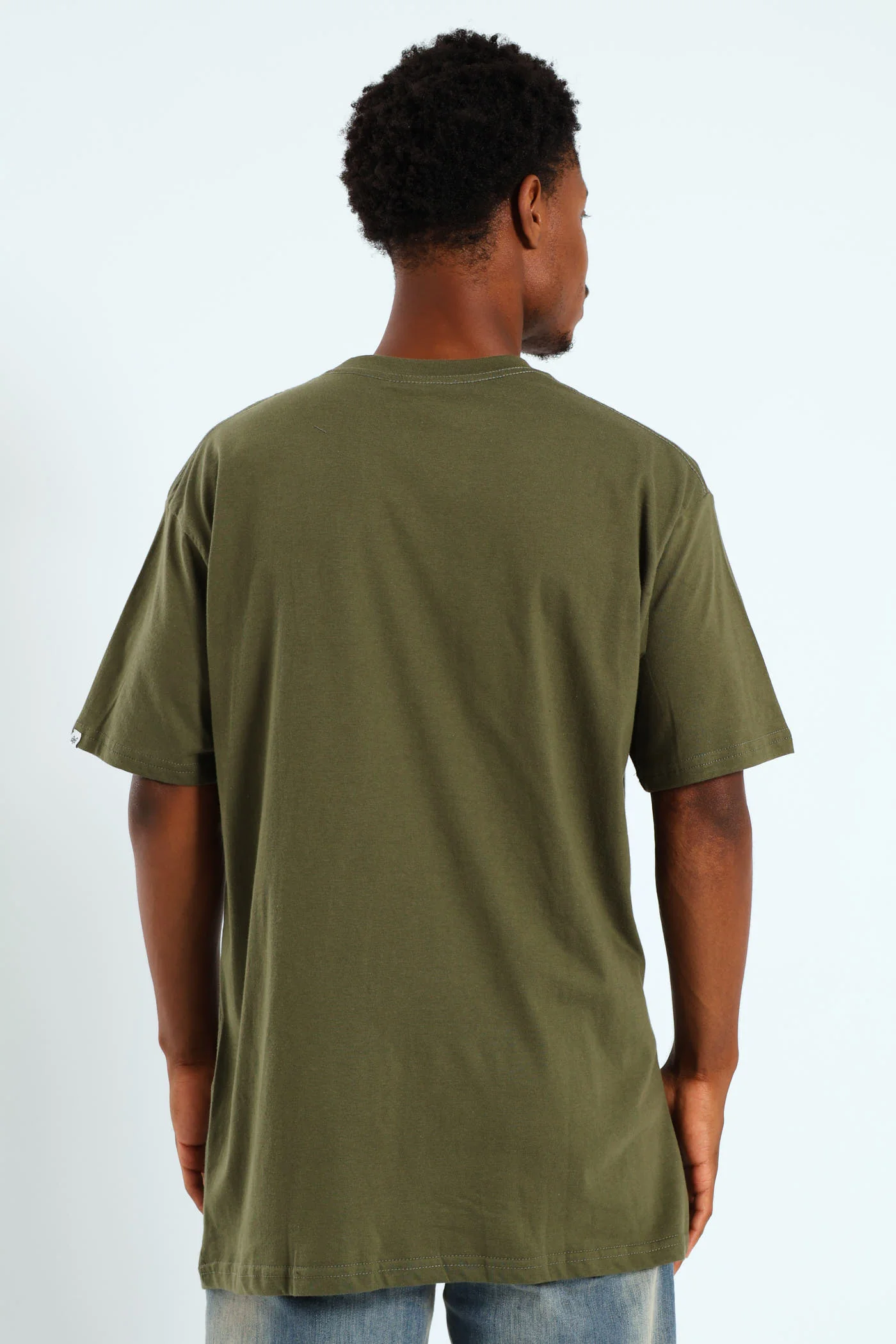 Logo Tee - Olive - Image 4