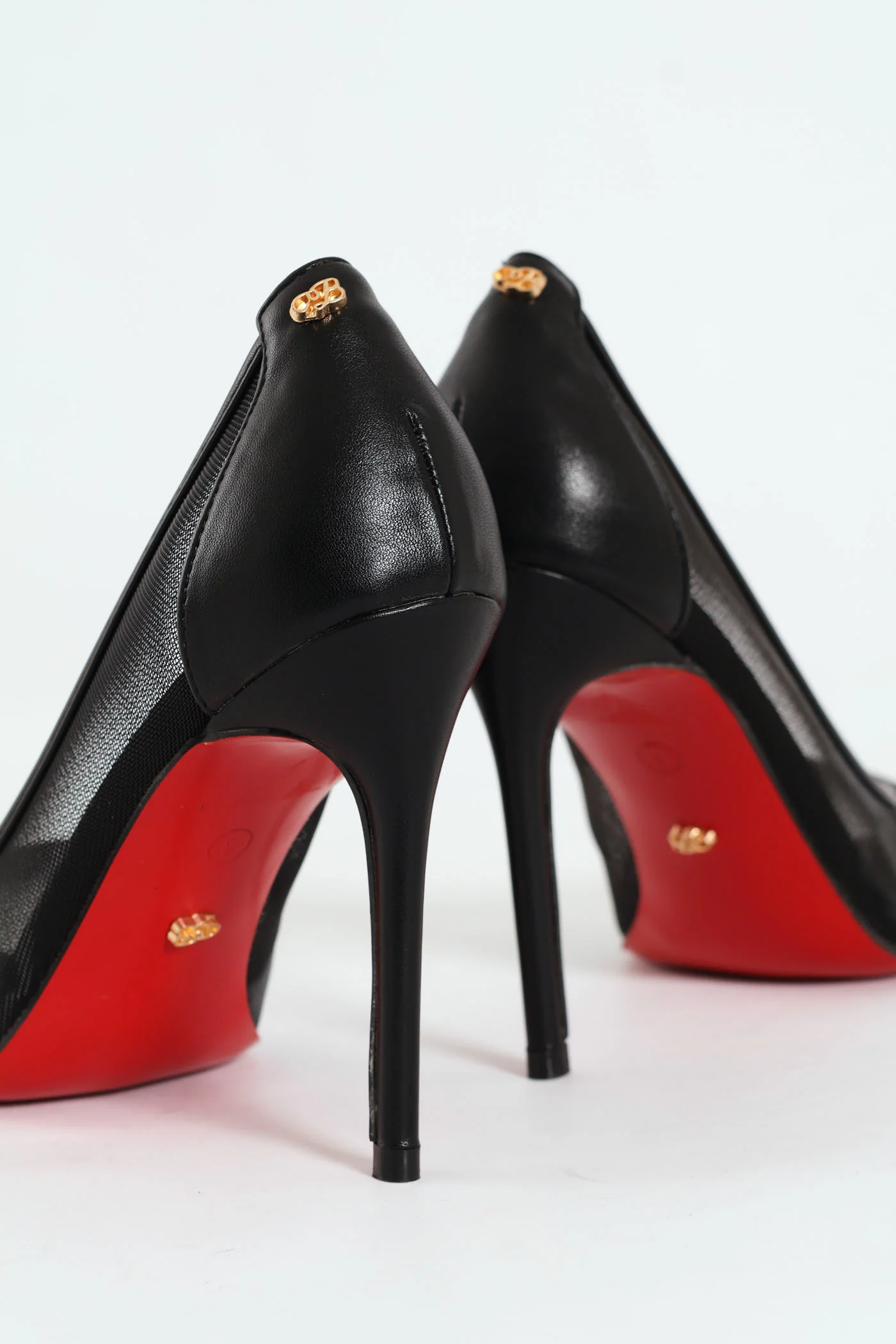 Lola 46 Mesh Court Stiletto - Black - Image 3