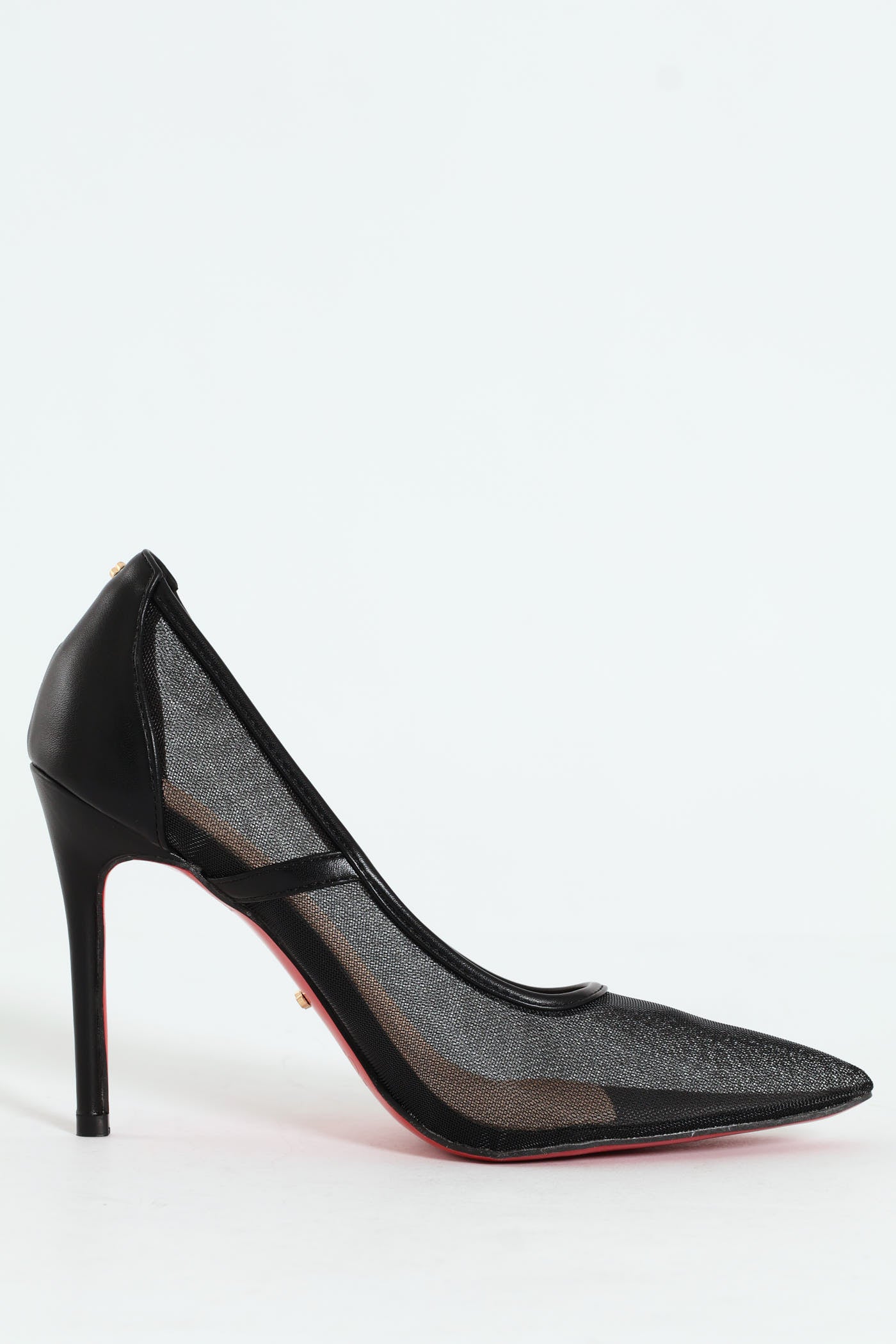 Lola 46 Mesh Court Stiletto - Black - Image 6