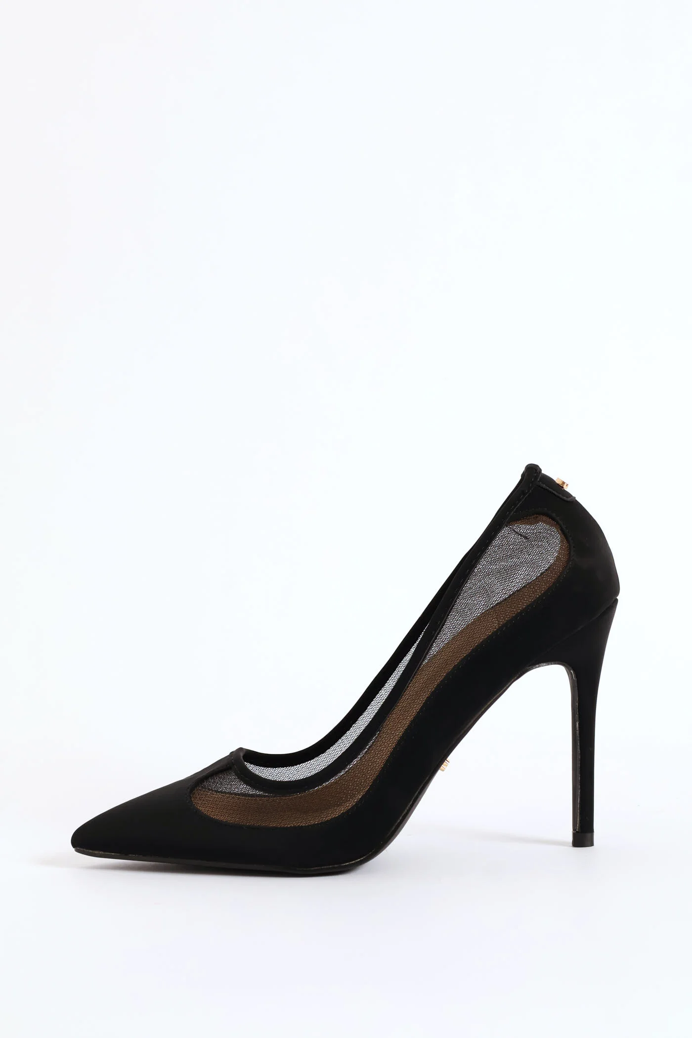 Lola 55 Mesh Court Stiletto Heel - Black - Image 4