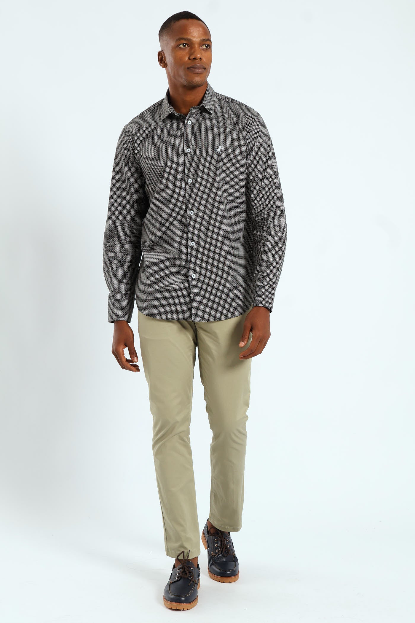 Long Sleeve Ares Shirt - Brown - Image 2