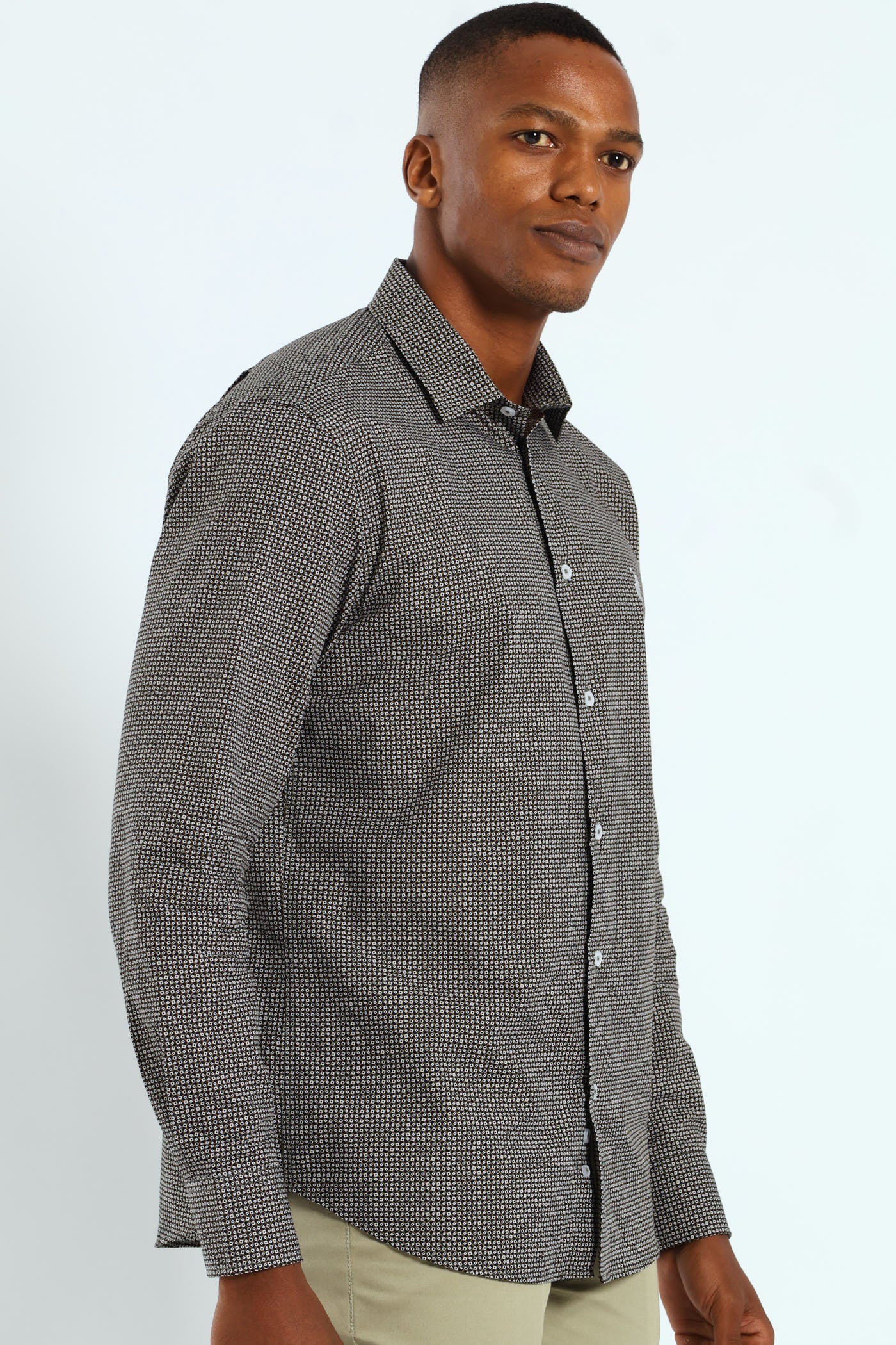 Long Sleeve Ares Shirt - Brown - Image 3