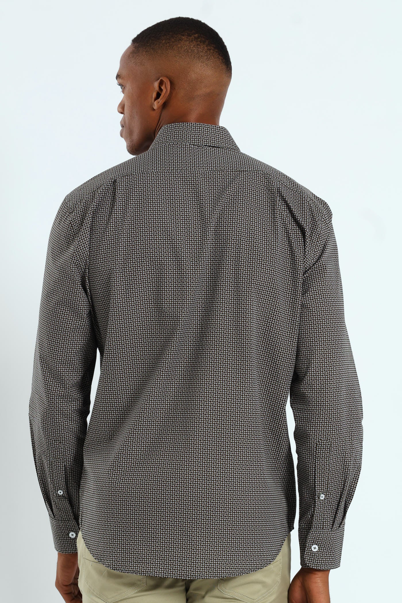 Long Sleeve Ares Shirt - Brown - Image 4