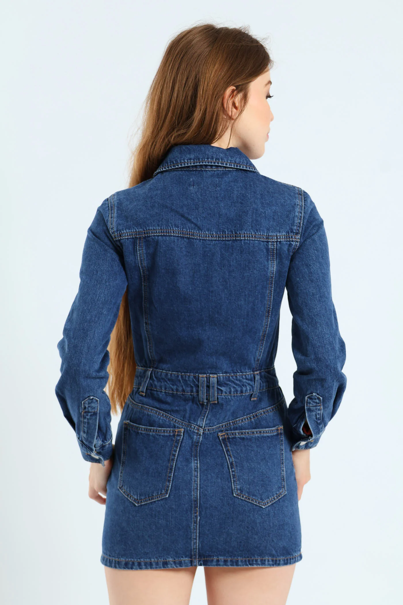 Long Sleeve Bodycon Mini Dress - Image 3