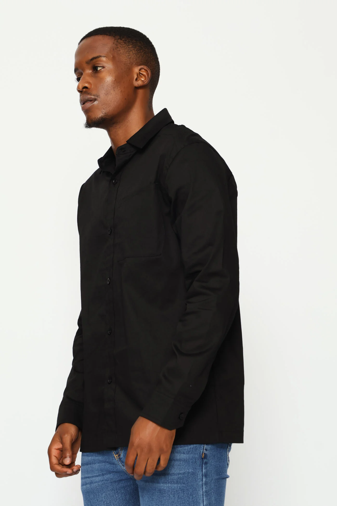 Long Sleeve Chasin Shirt - Black - Image 4