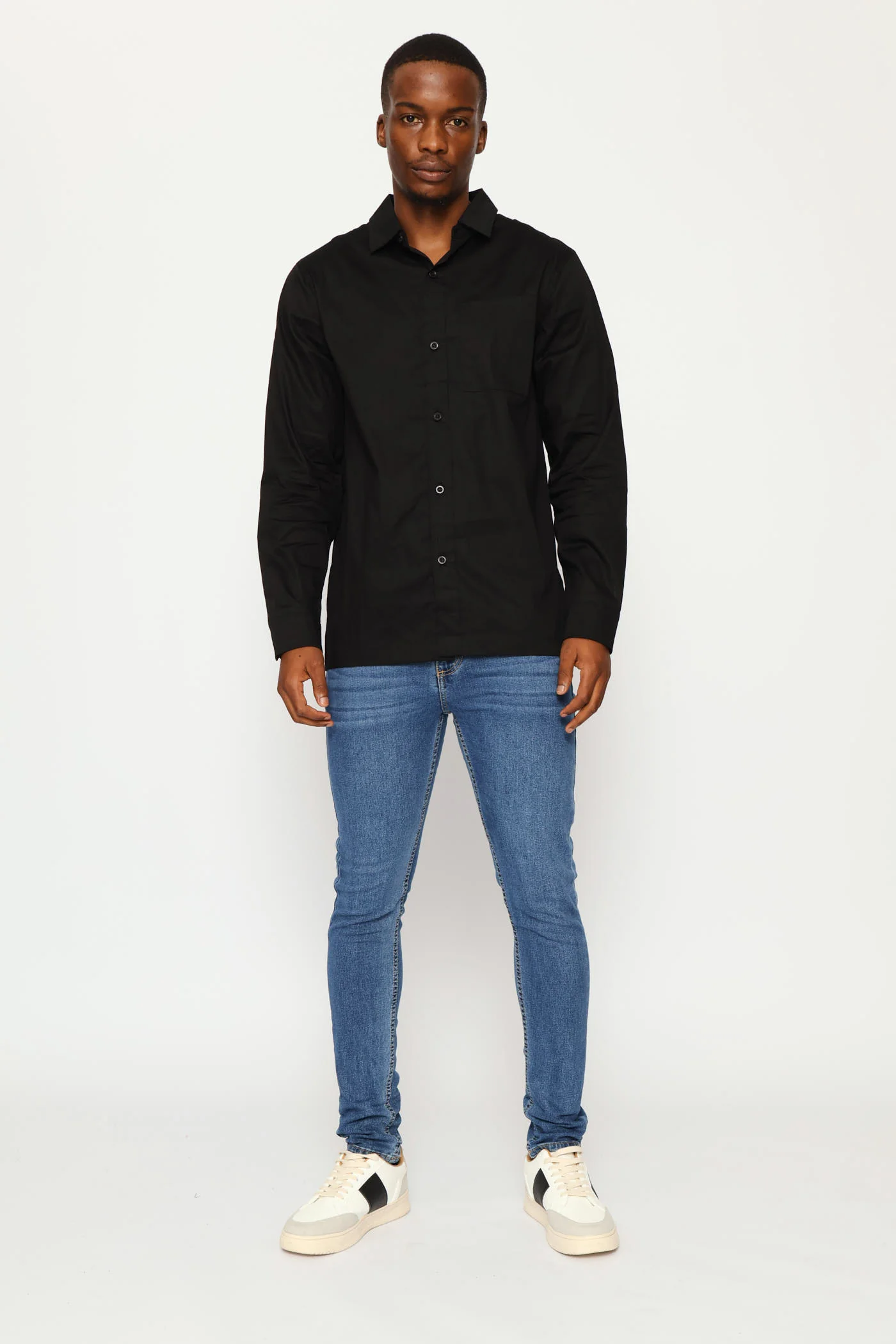 Long Sleeve Chasin Shirt - Black - Image 6