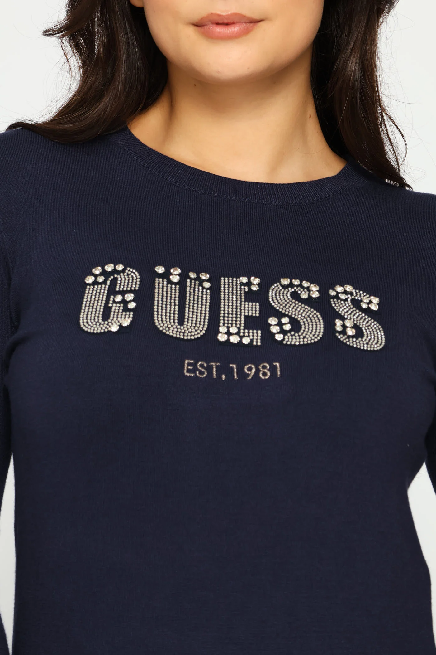 Long Sleeve Cn Reyna Logo Sweater - Blue - Image 2