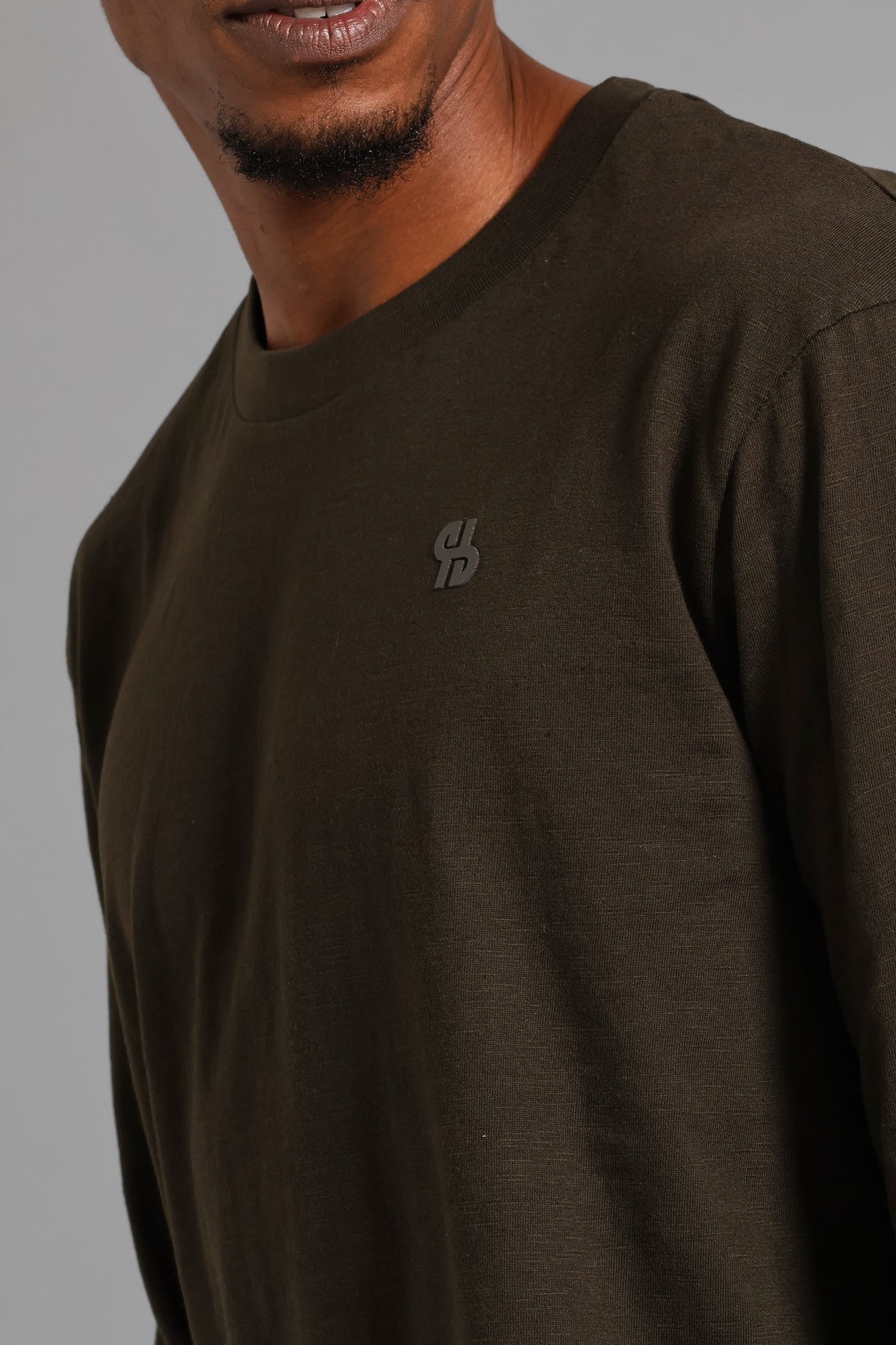 Long Sleeve Crew Tee - Fatigue - Image 3