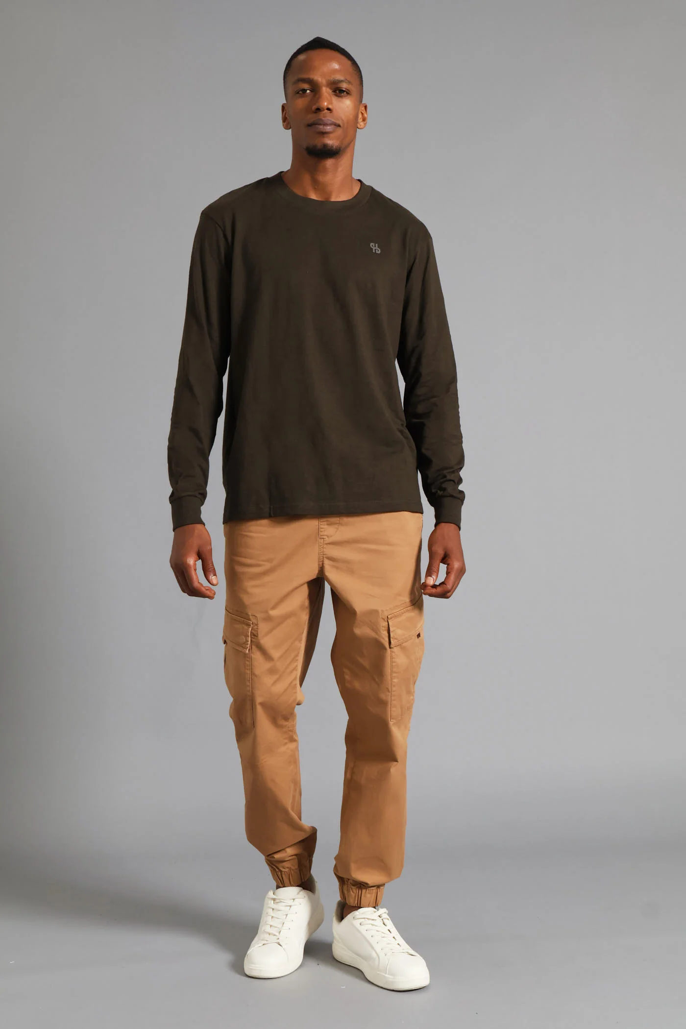 Long Sleeve Crew Tee - Fatigue - Image 5