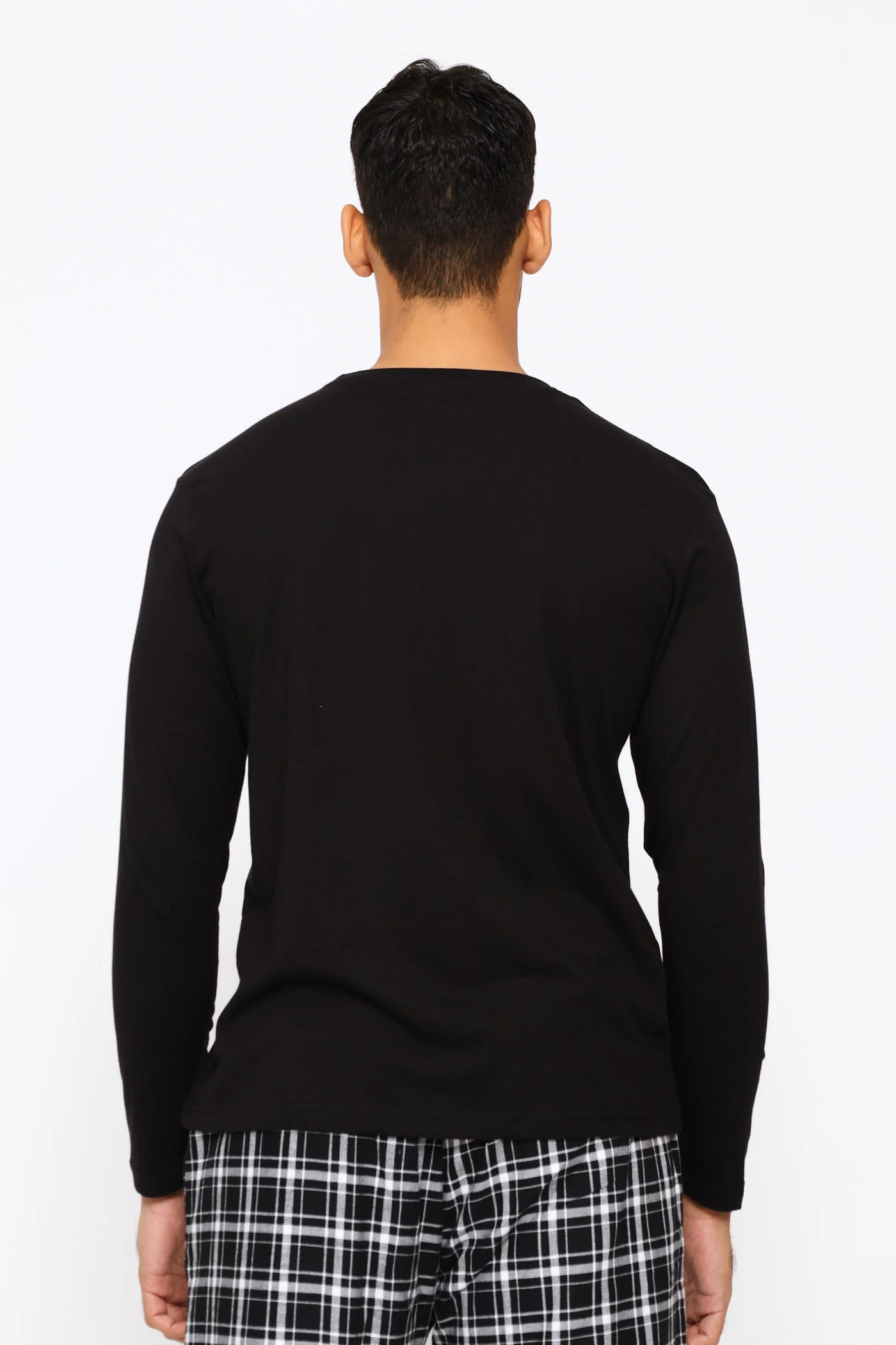 Long Sleeve Dream Slogan Tee - Black - Image 4
