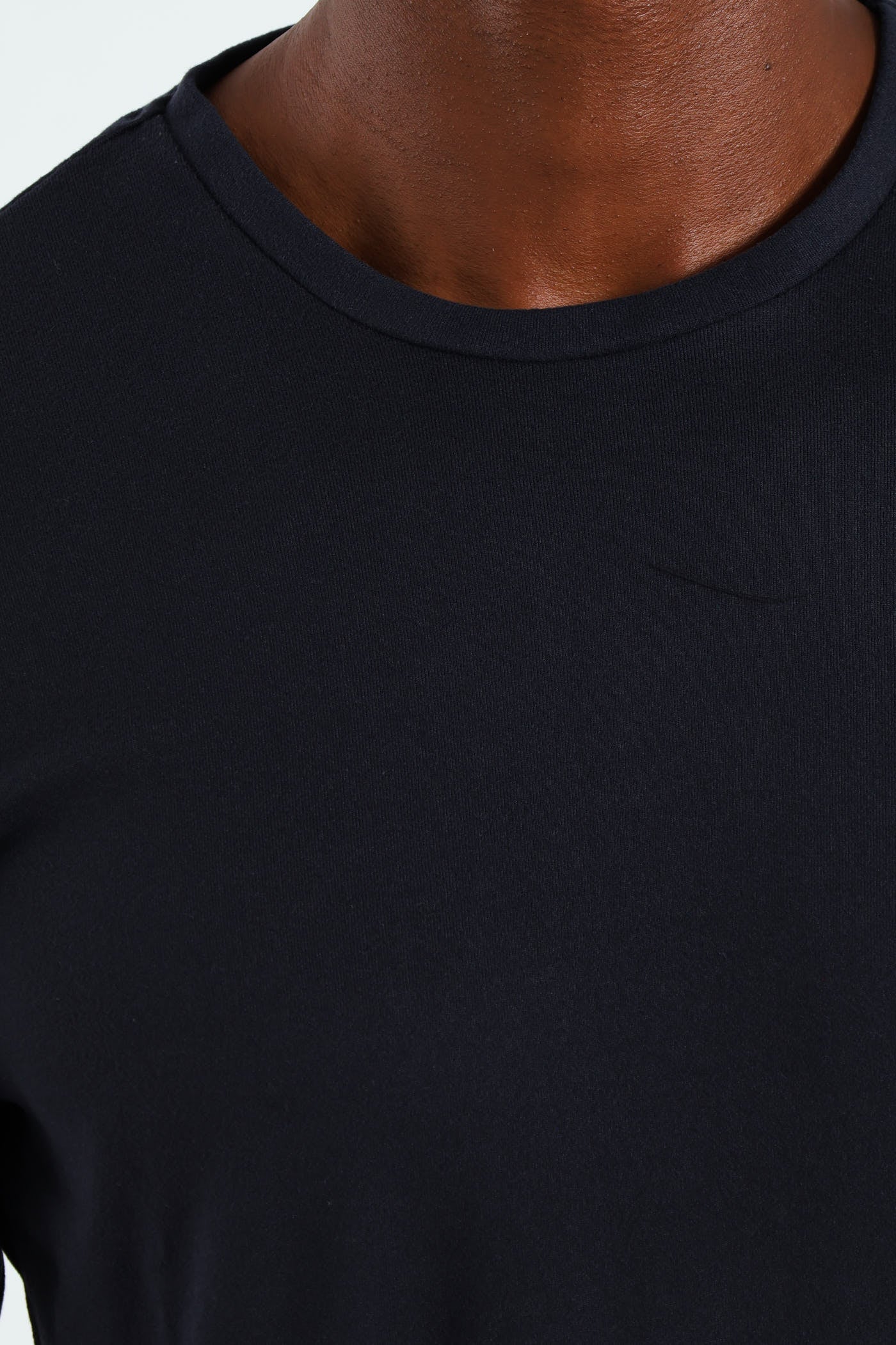 Long Sleeve Interlock Top - Navy - Image 5