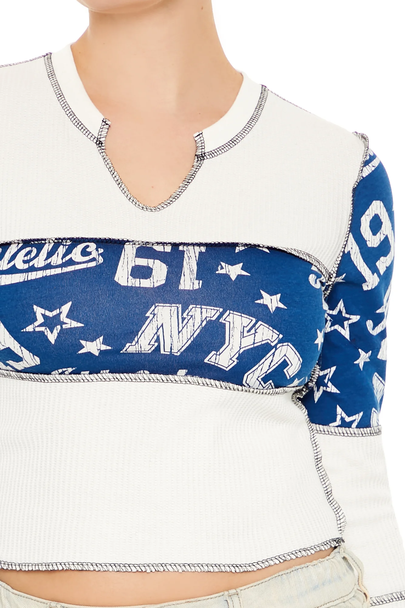 Long Sleeve Logo Shirt - White - Image 2