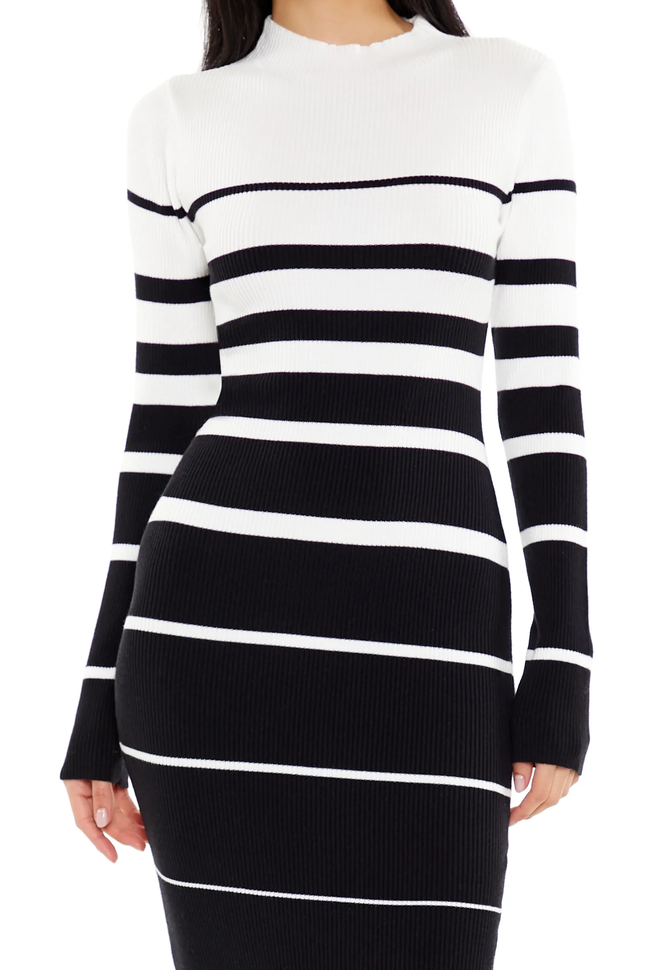 Long Sleeve Midi Bodycon Dress - Image 2
