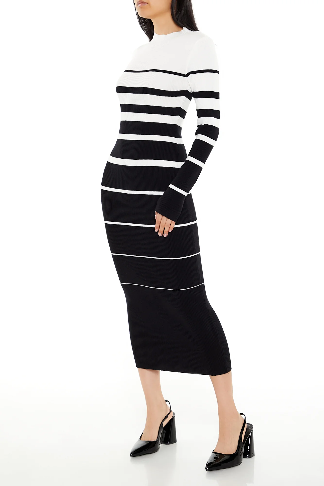 Long Sleeve Midi Bodycon Dress - Image 3