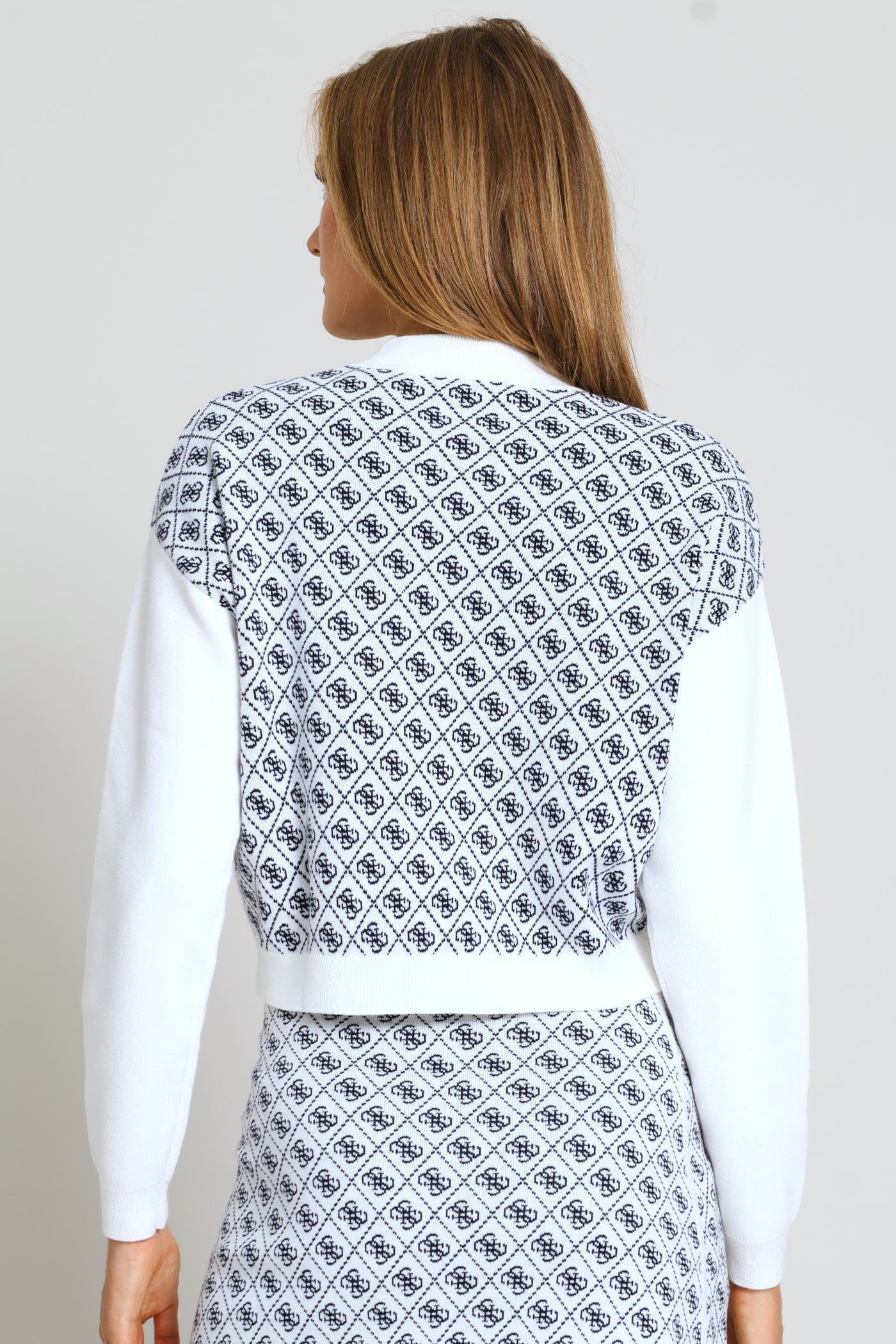 Long Sleeve Aubrey 4G Sweater - Navy - Image 4