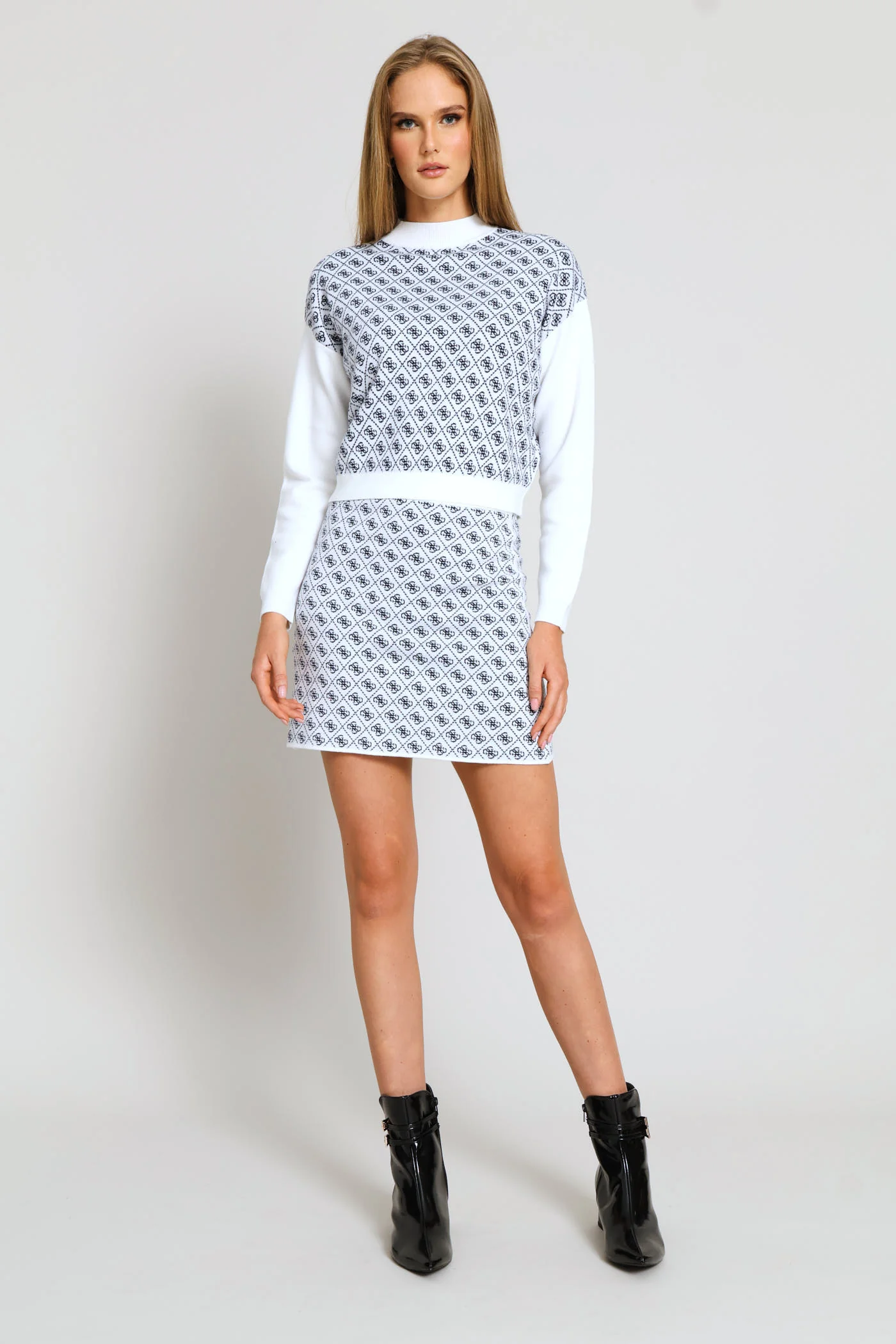 Long Sleeve Aubrey 4G Sweater - Navy - Image 5