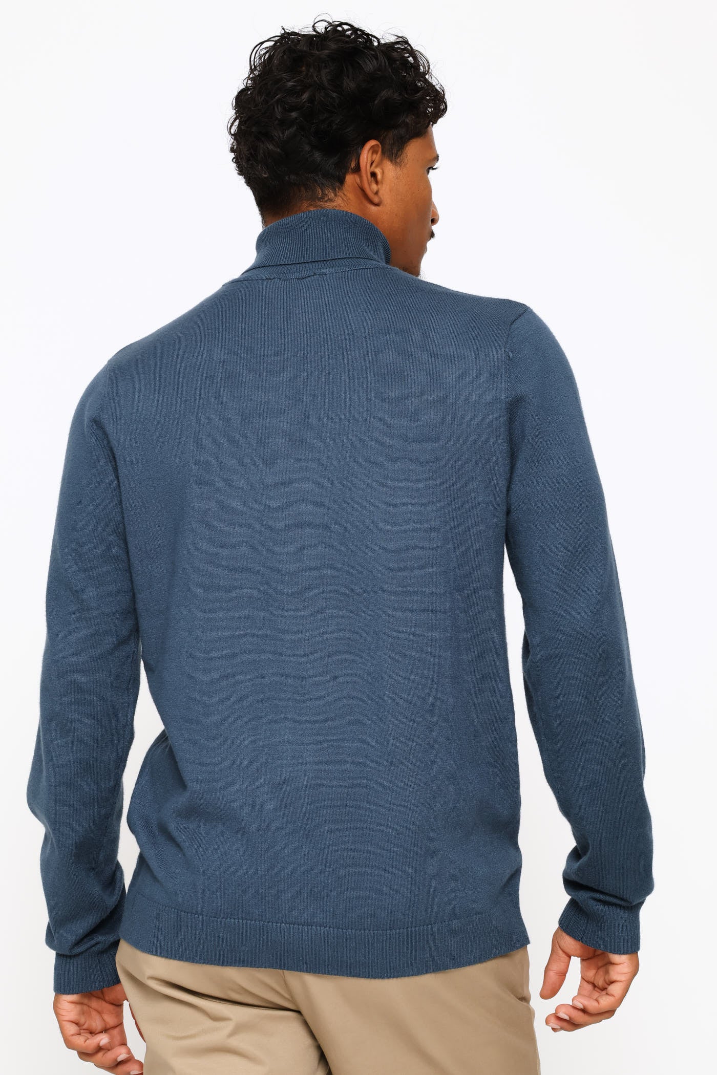 Long Sleeve Poloneck - Petrol - Image 4