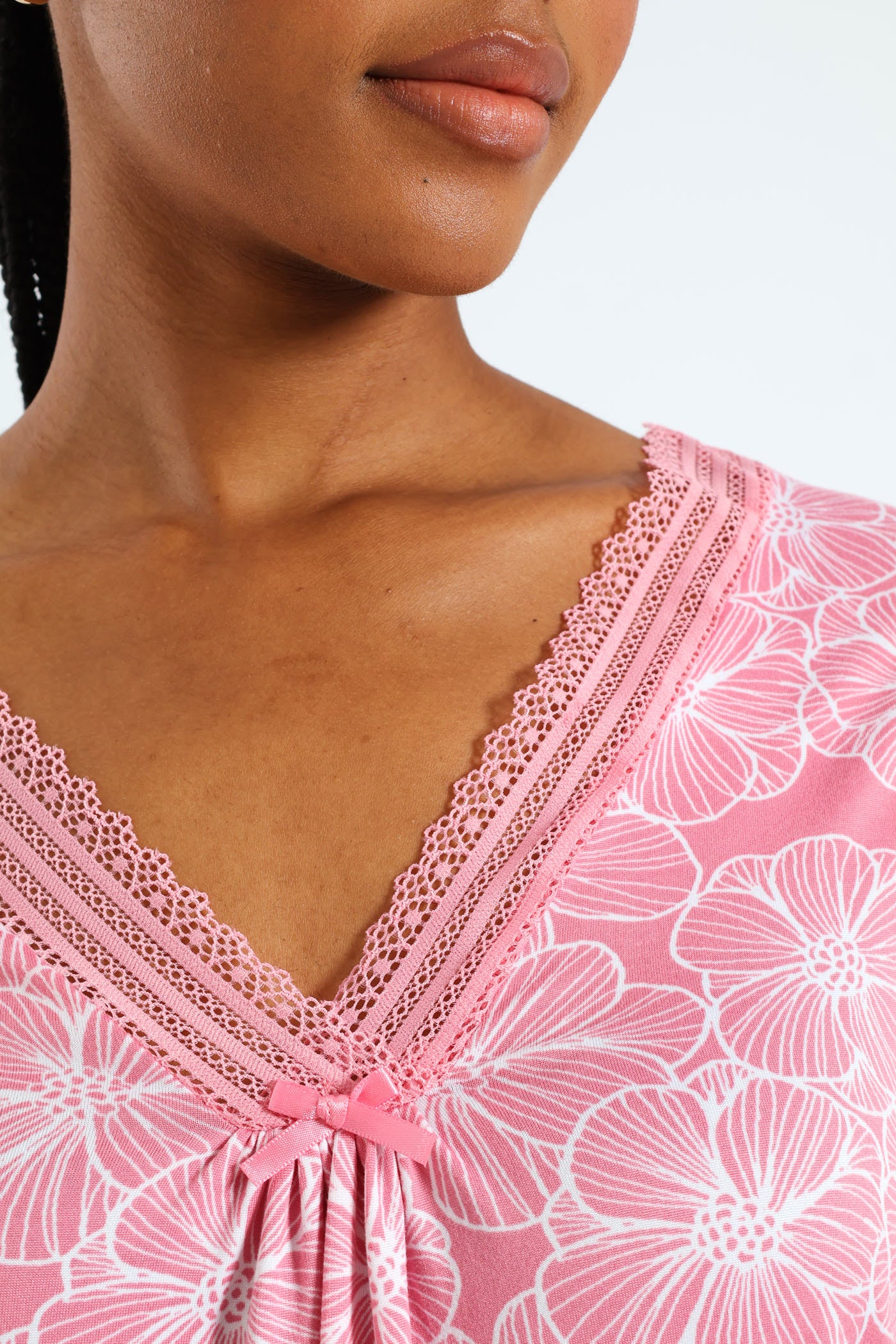 Long Sleeve Soft Touch Top & Pant Set - Pink - Image 4