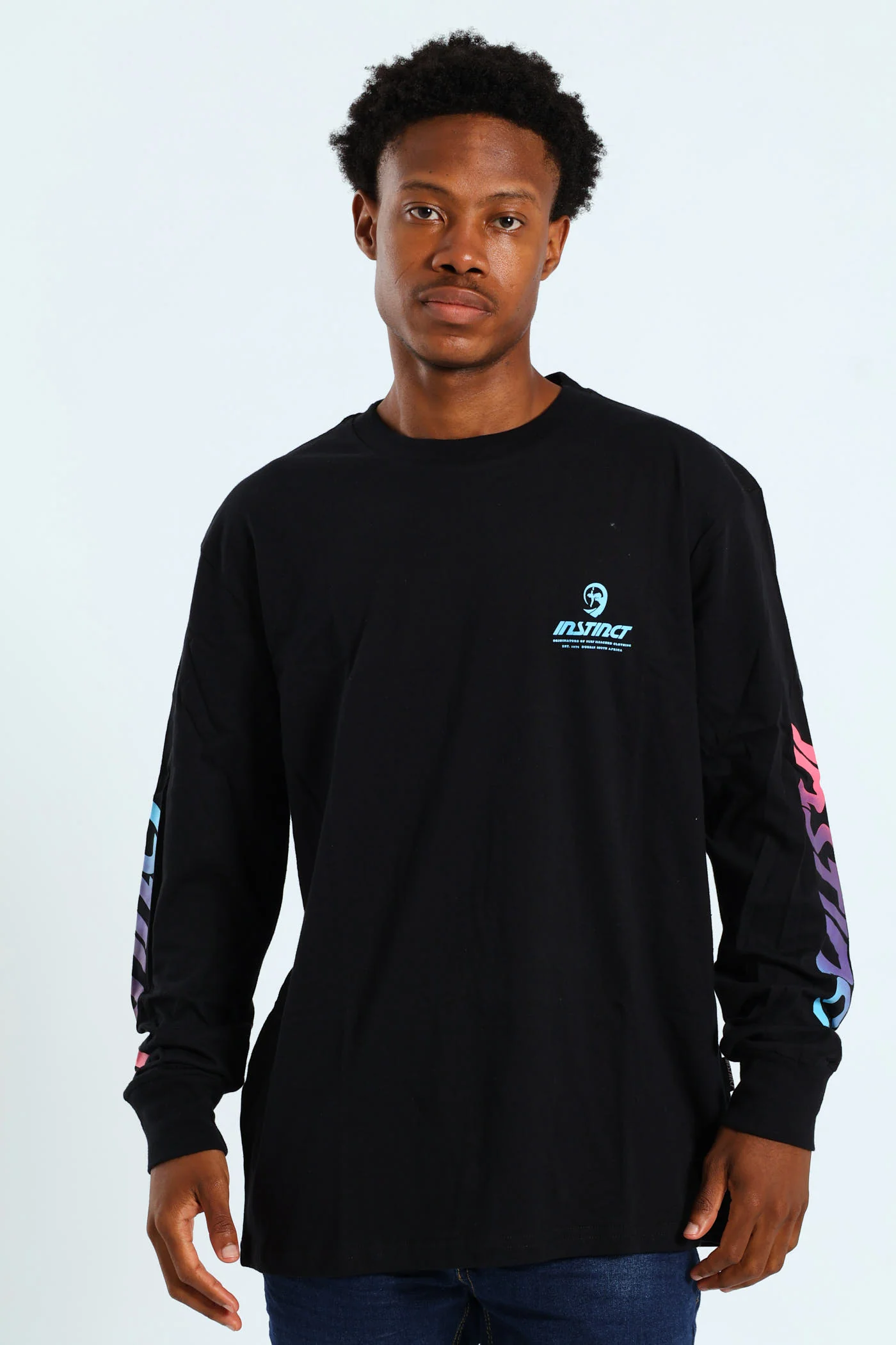 Long Sleeve Spectrum Tee - Black - Image 3