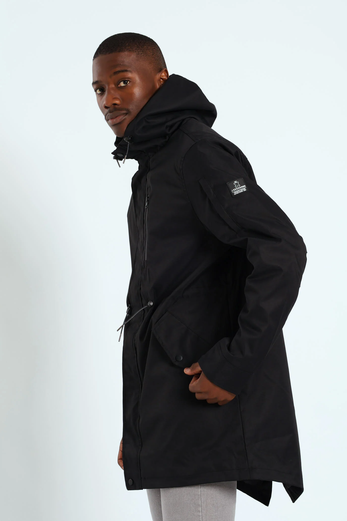 Longer Length Jacket - Black - Image 2