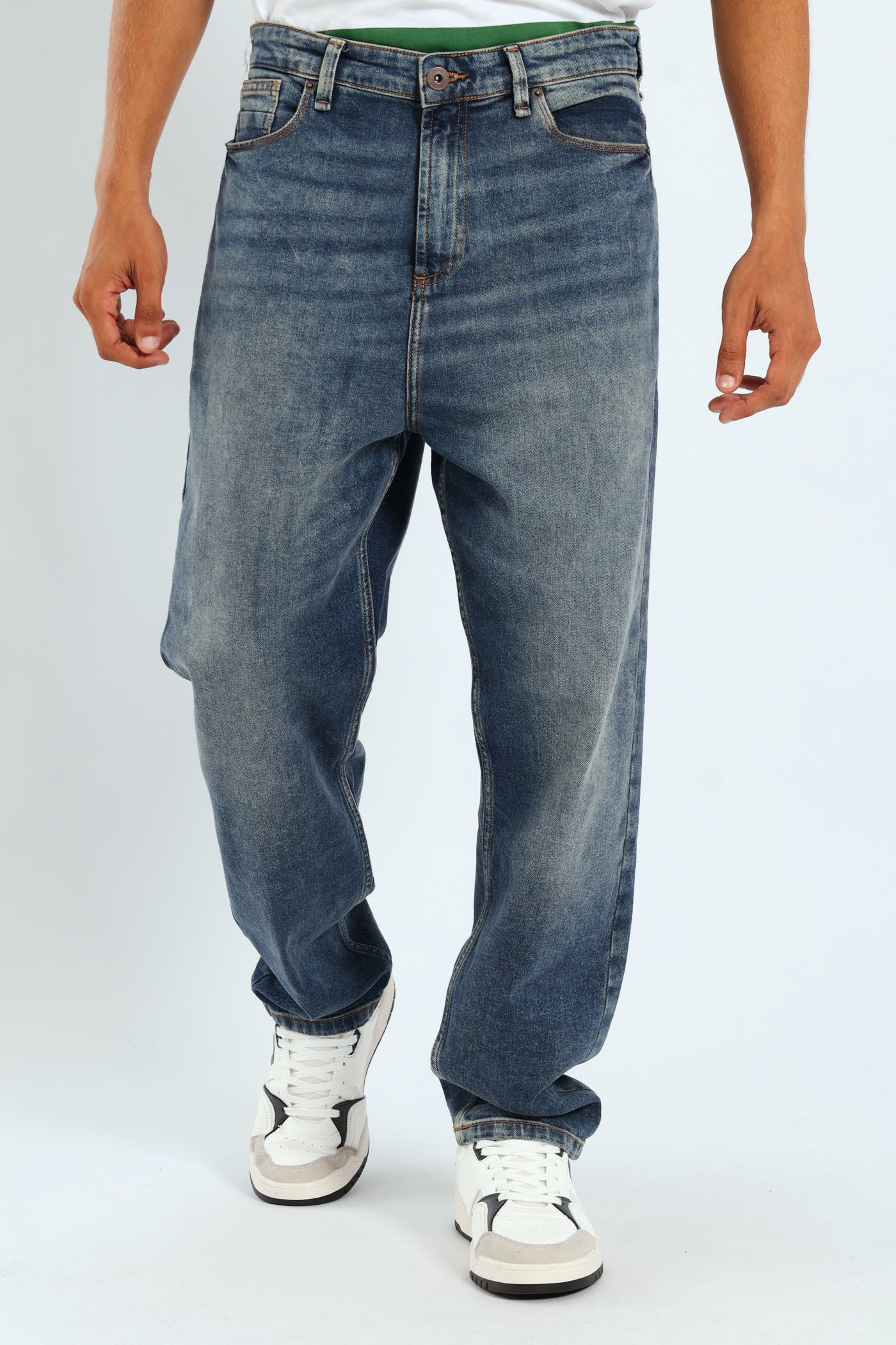 Loose Fit Denim - Blue - Image 4