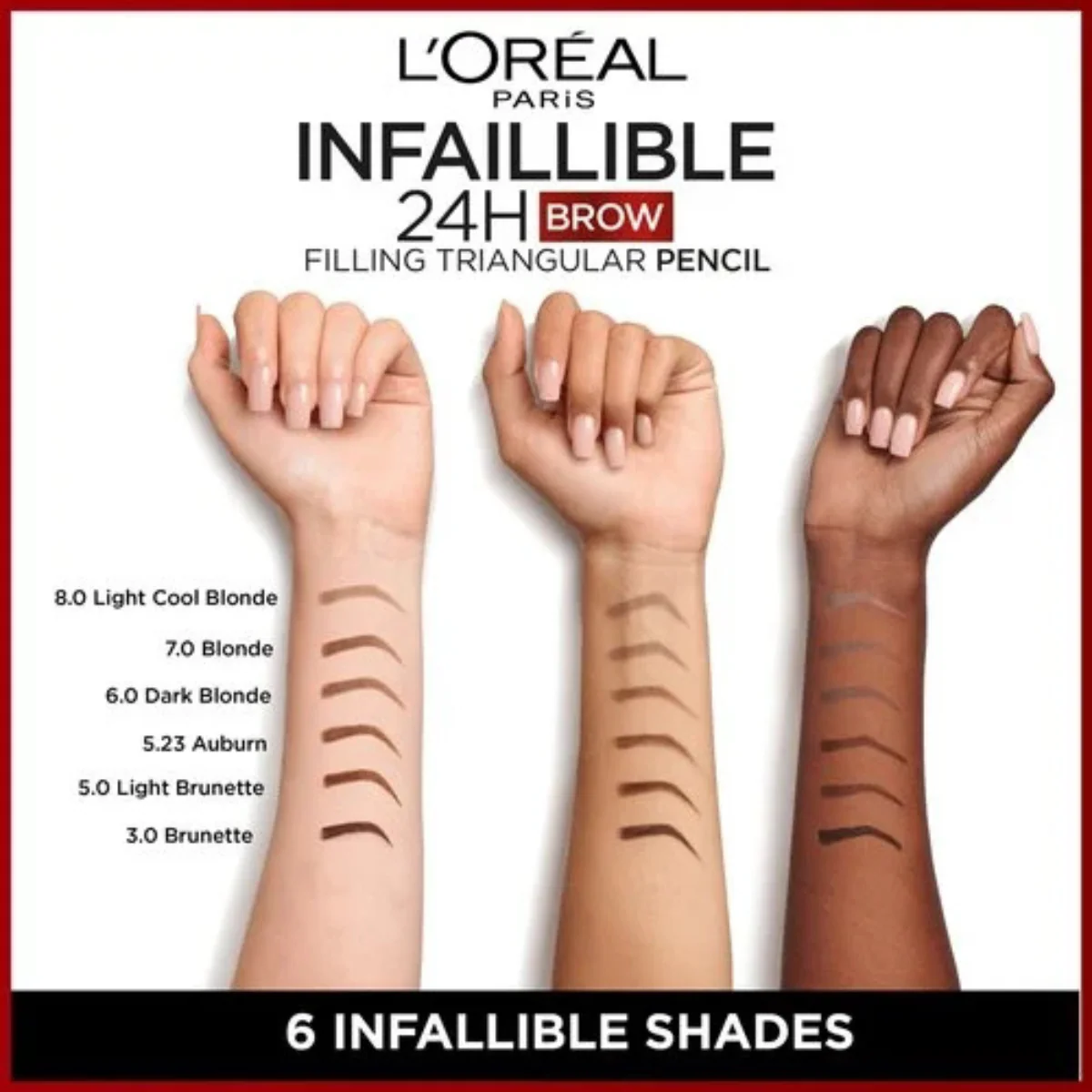 Loreal Infaillable Brows Filling Triangular Pencil - Image 3