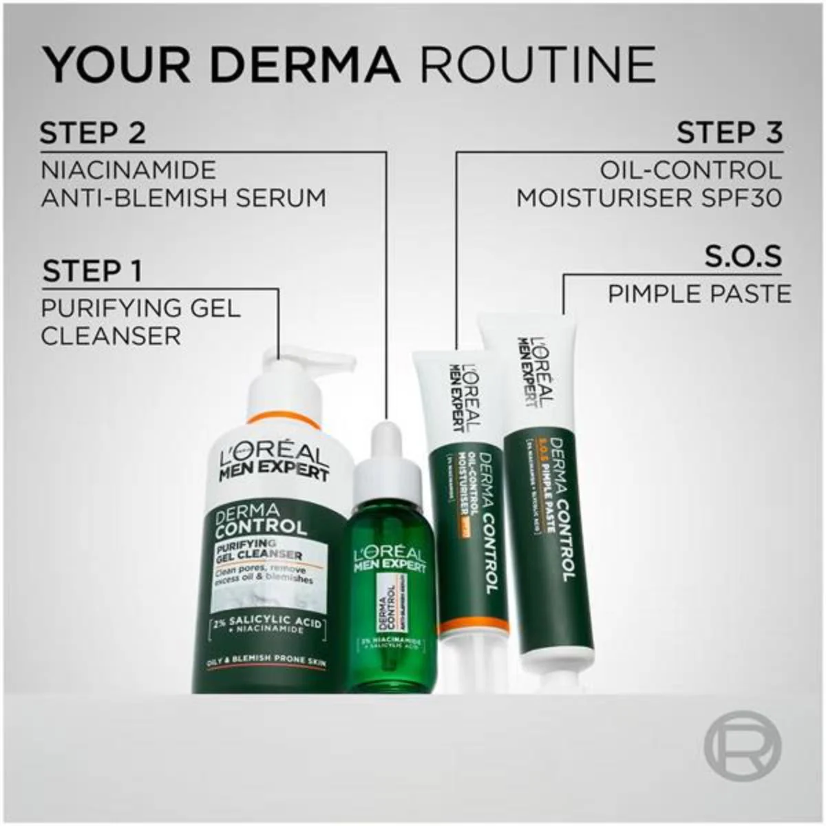 Men Expert Dermo Control Antiblemish Serum - Image 8