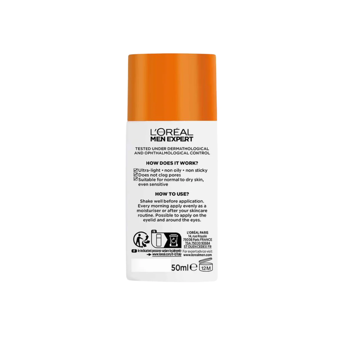 Men Expert Hydr Energetic Spf50+ Fluid - Image 3