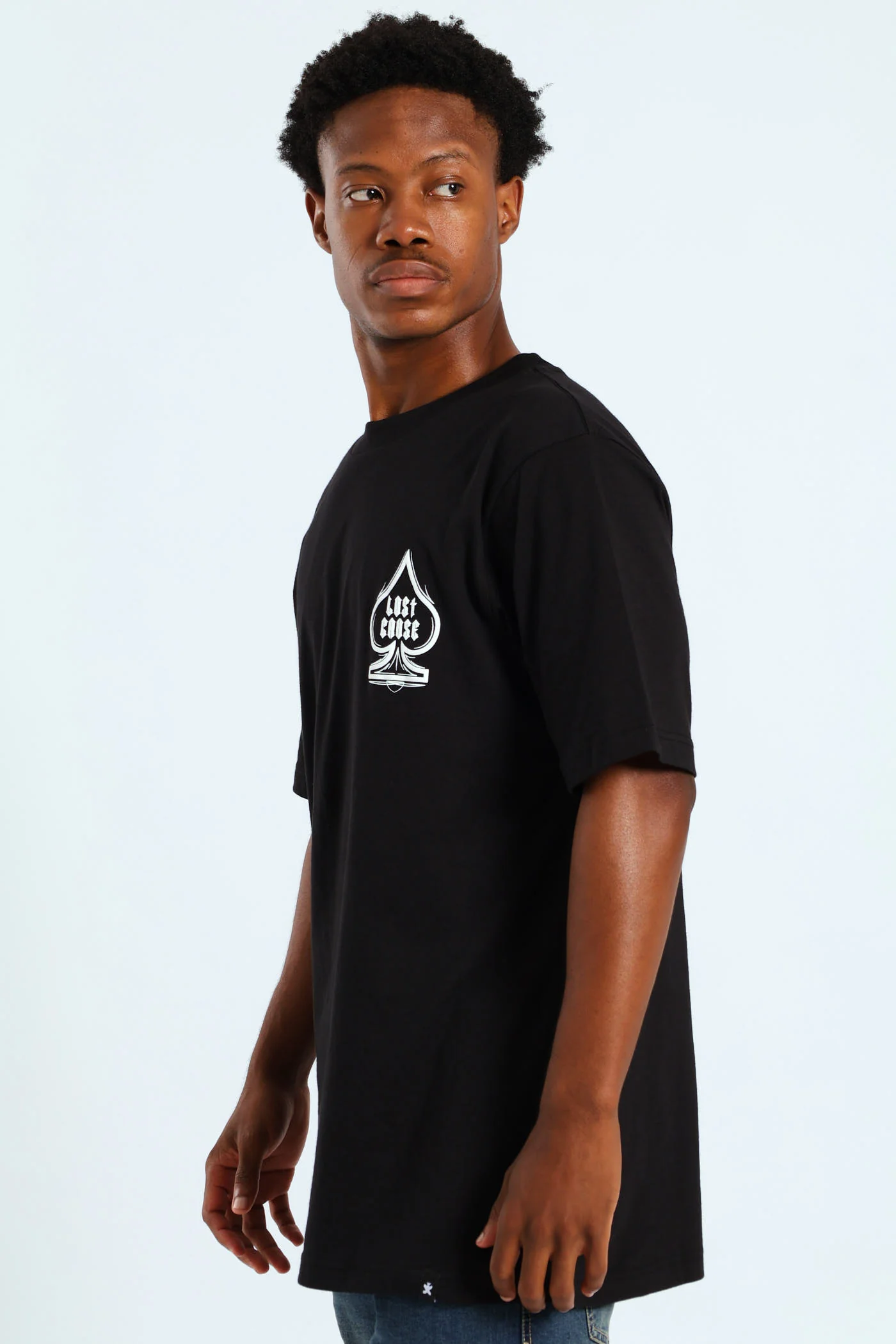 Lost Cause Front & Back Tee - Black - Image 3