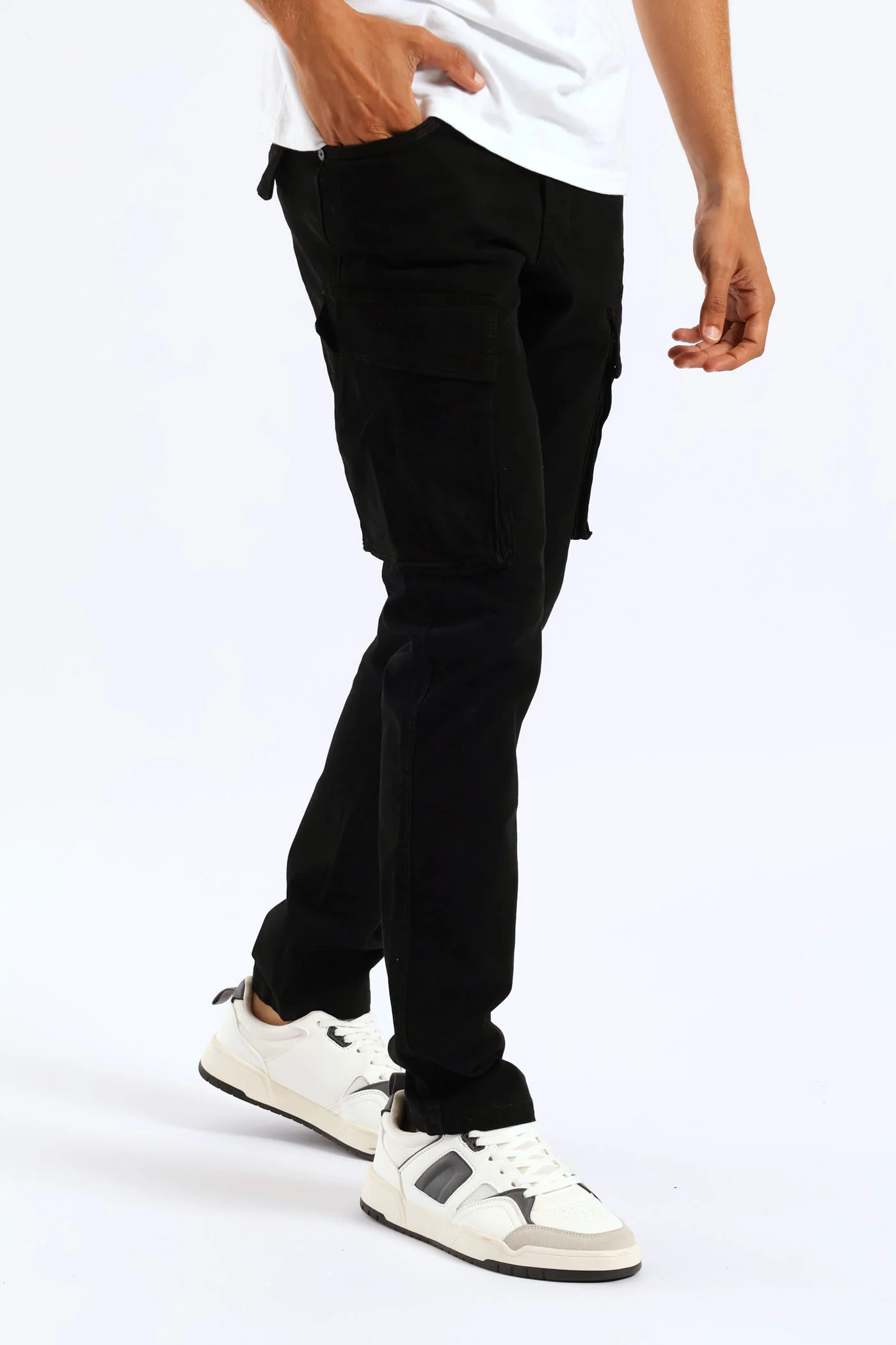 Lotto Cargo Pants - Black - Image 3