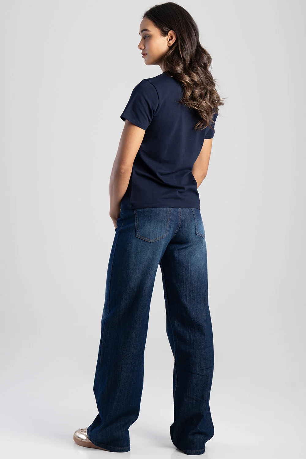 Love & Be Loved Regular Fit Sequin And Pearl Top - Navy - Image 5