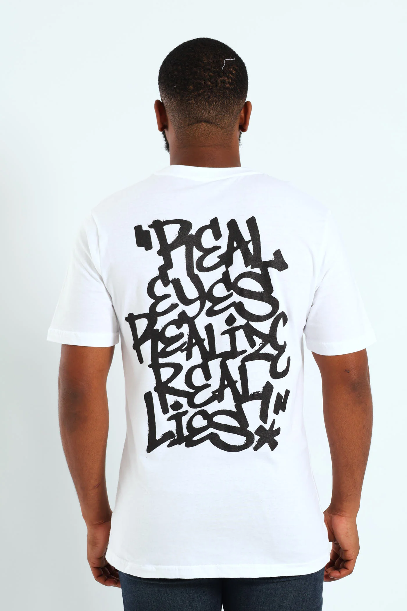 Loyalty Front & Back Print Tee - White - Image 2