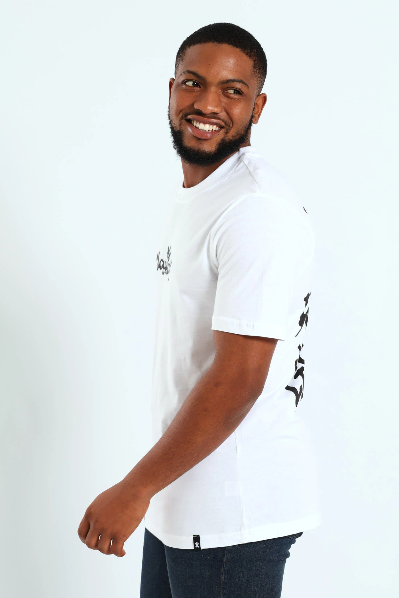 Loyalty Front & Back Print Tee - White - Image 3