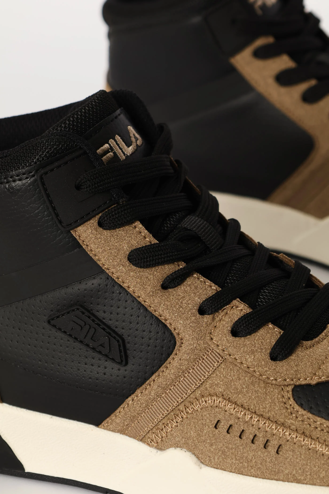 Lucian Hi Top Sneaker - Brown/Black - Image 6