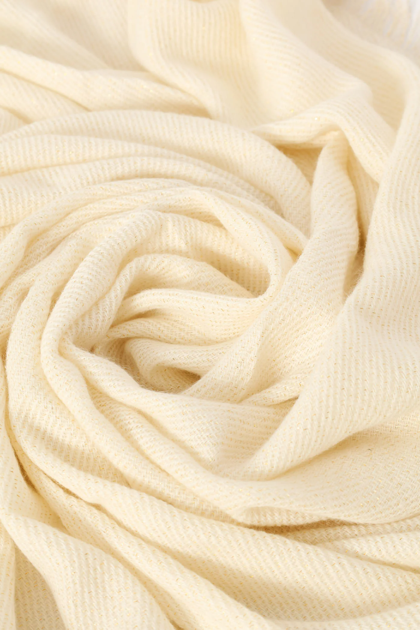 Lurex Scarf-82X172Cm - Cream - Image 2