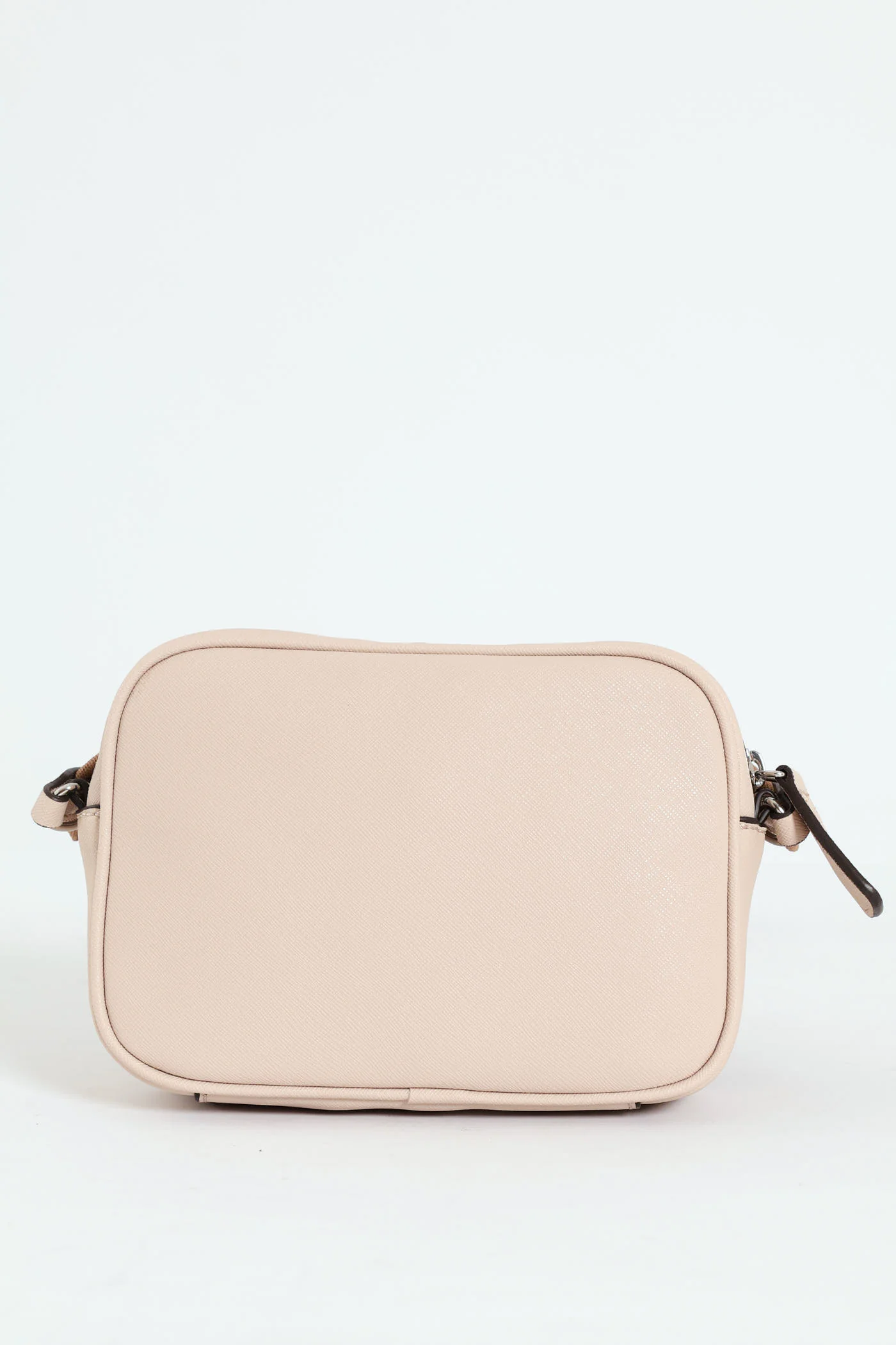 Lya Mini Double Zip Crossbody Bag - Stone - Image 4