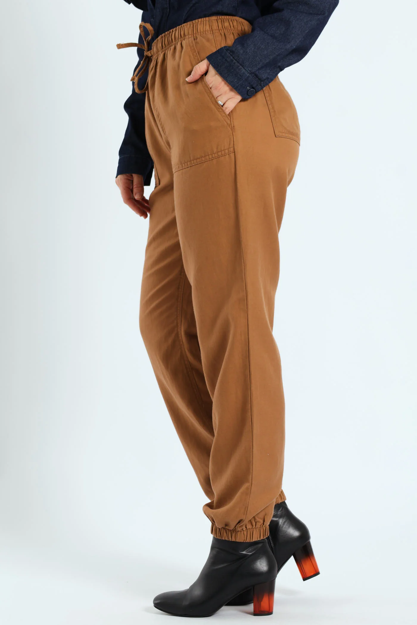 Lyocell Jogger - Stone - Image 3