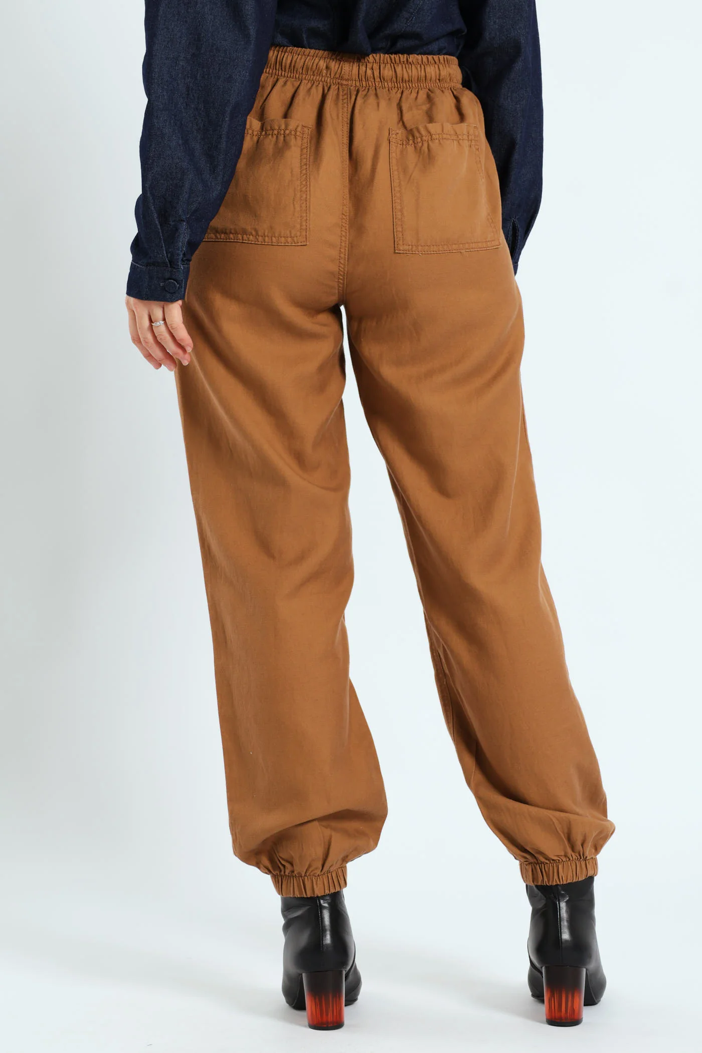 Lyocell Jogger - Stone - Image 4