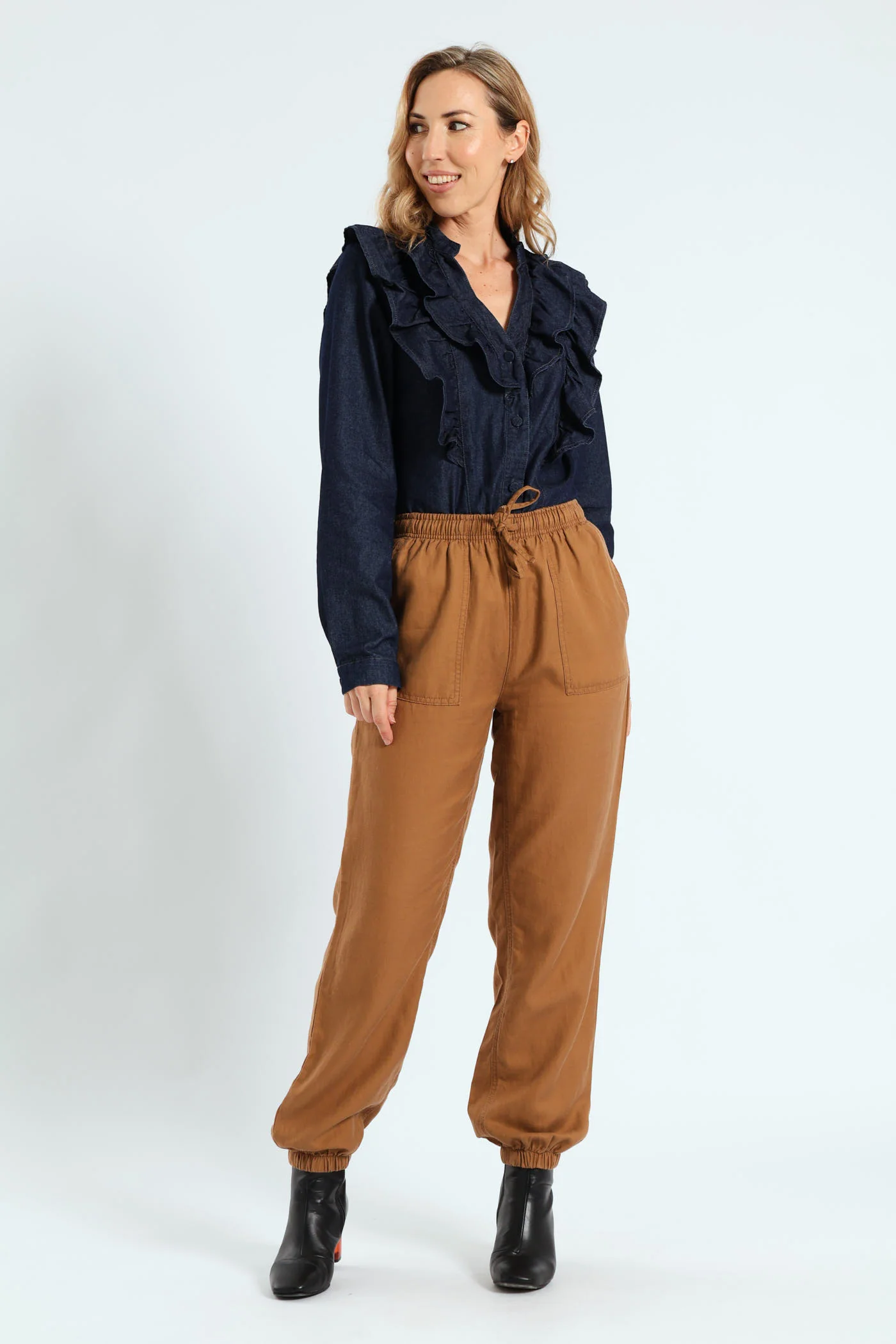 Lyocell Jogger - Stone - Image 5