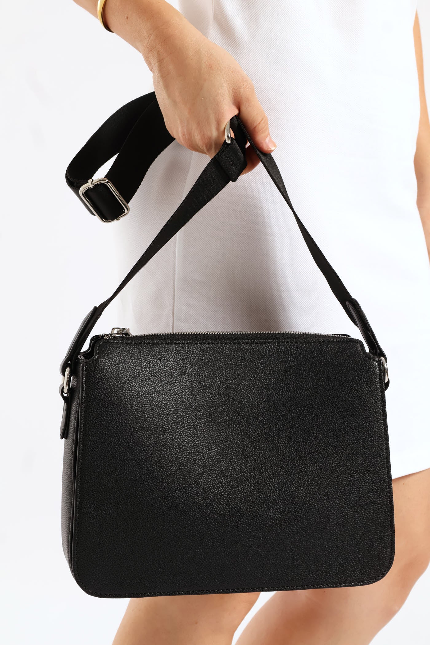 Lyon Crossbody Bag - Black - Image 2
