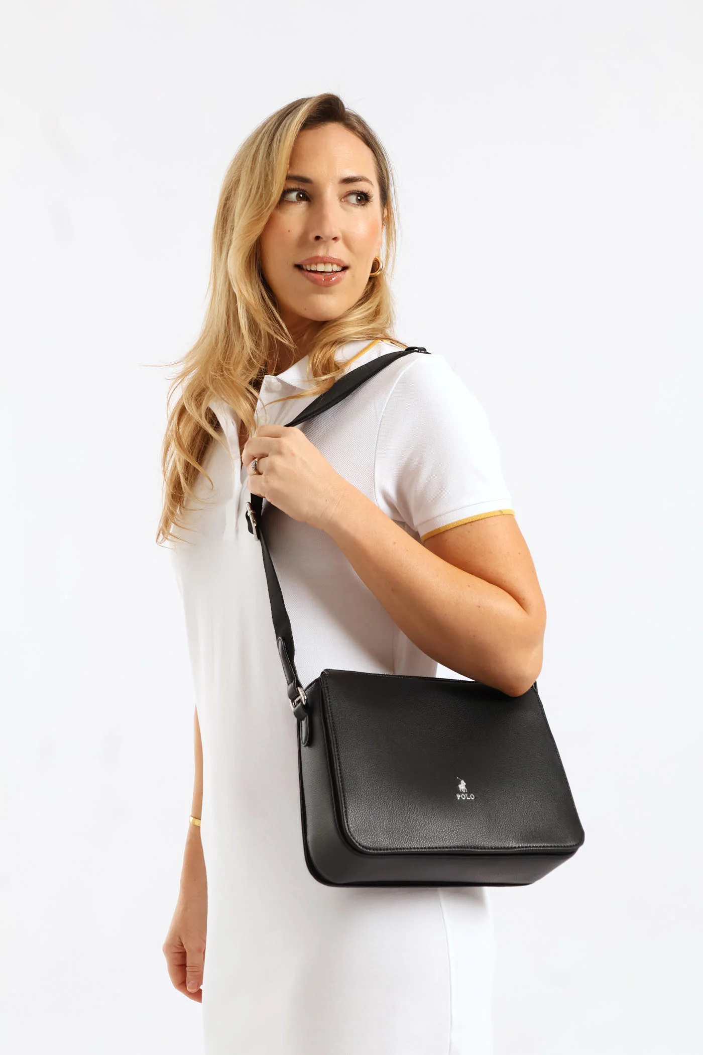 Lyon Crossbody Bag - Black - Image 6