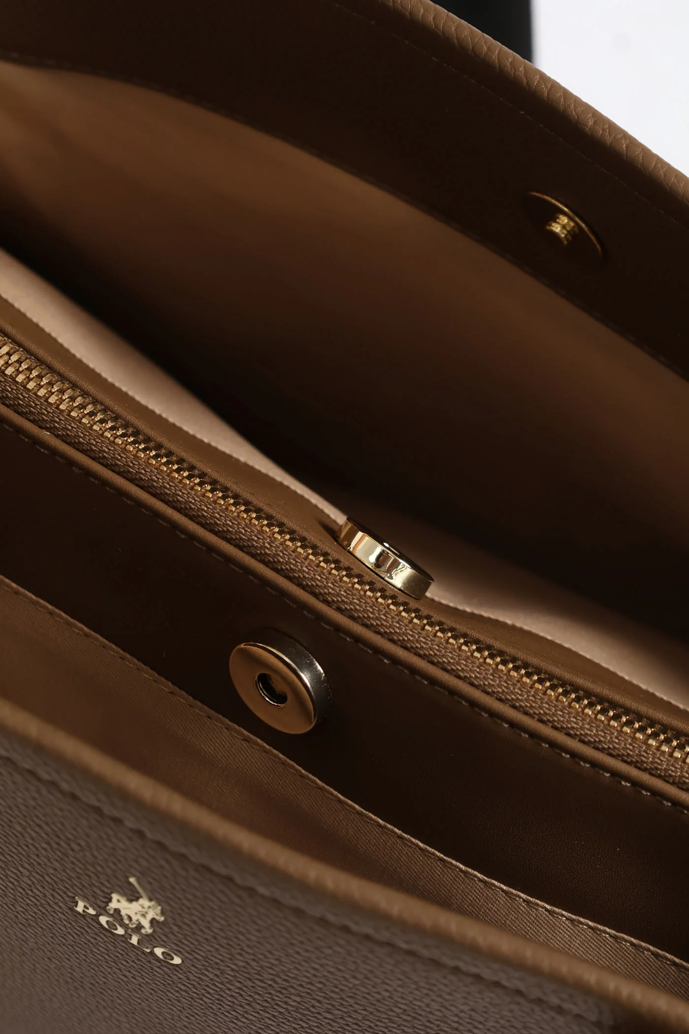 Lyon Medium Market Tote - Taupe - Image 7