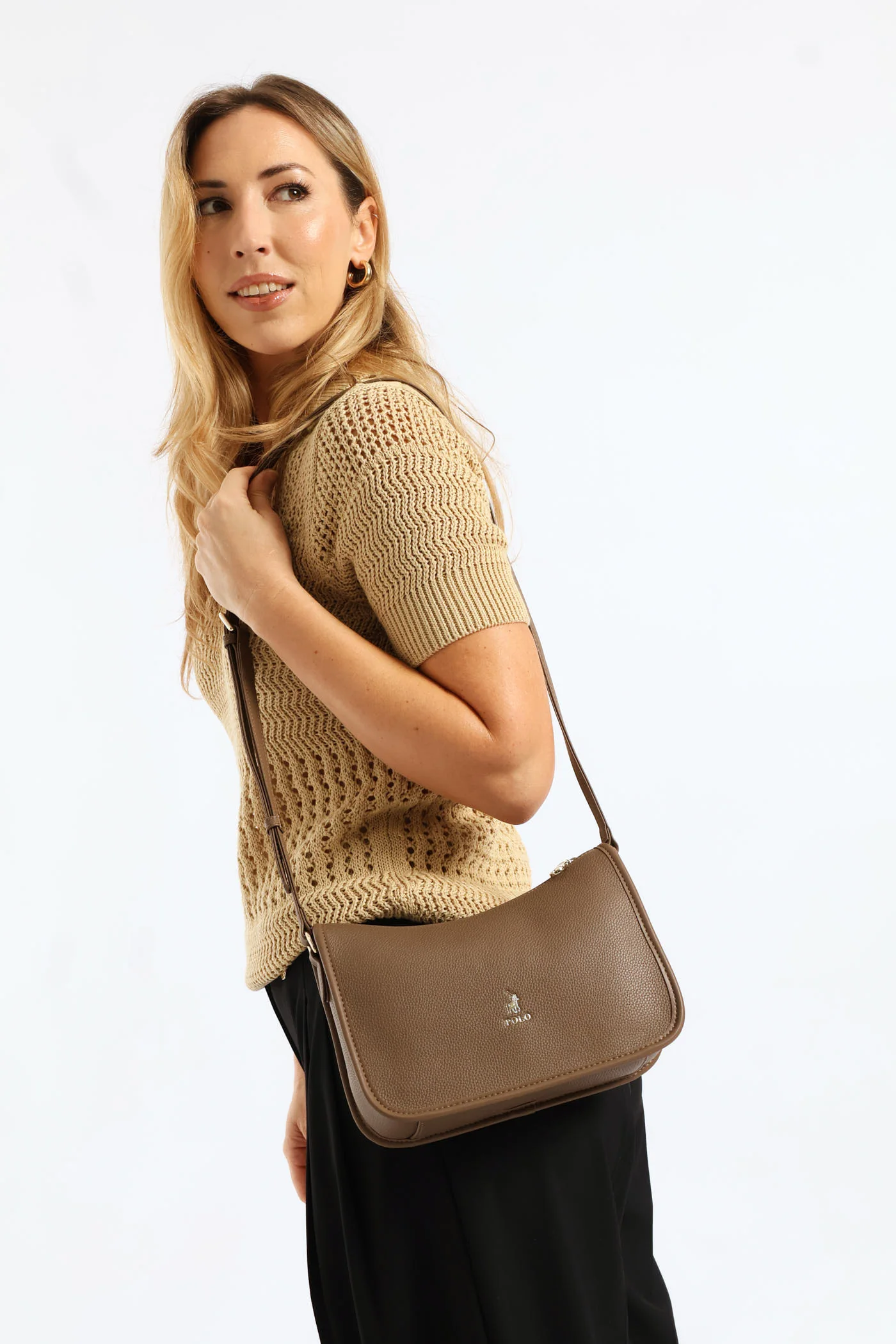 Lyon Sling Bag - Taupe - Image 3