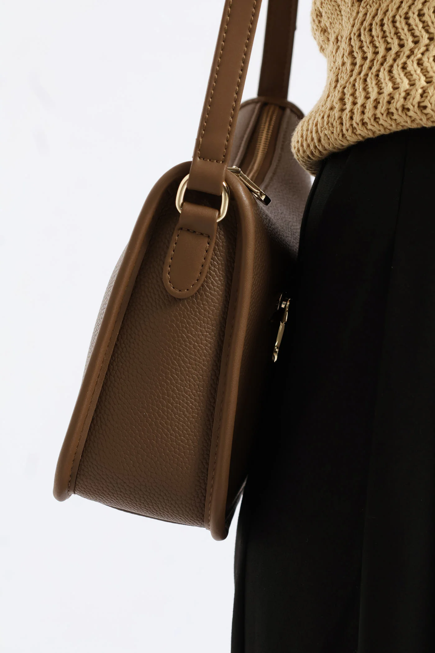 Lyon Sling Bag - Taupe - Image 4